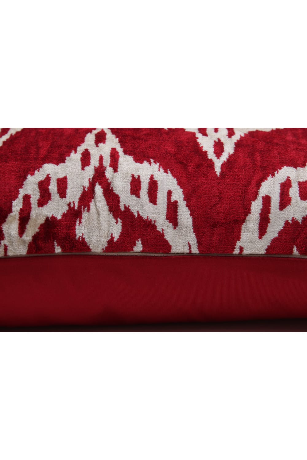 La Casa Antica-İpek Kadife İkat Yastık Kılıfı (40x60cm)-Yastık Kılıfı-2-Milagron.com