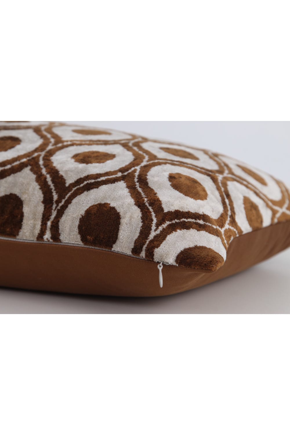 La Casa Antica-İpek Kadife İkat Yastık Kılıfı (40x60cm)-Yastık Kılıfı-3-Milagron.com