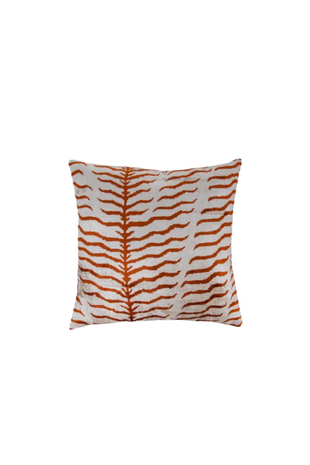 La Casa Antica-İpek Kadife İkat Yastık Kılıfı (50x50cm)-Yastık Kılıfı-1-Milagron.com