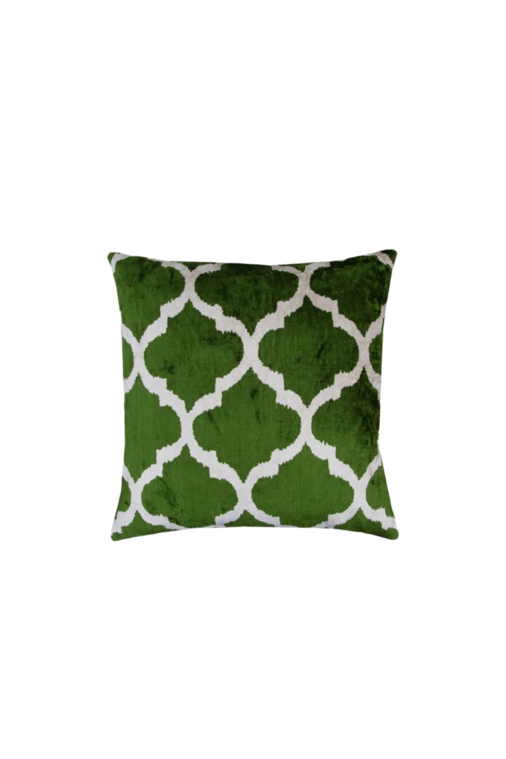 La Casa Antica-İpek Kadife İkat Yastık Kılıfı (50x50cm)-Yastık Kılıfı-1-Milagron.com