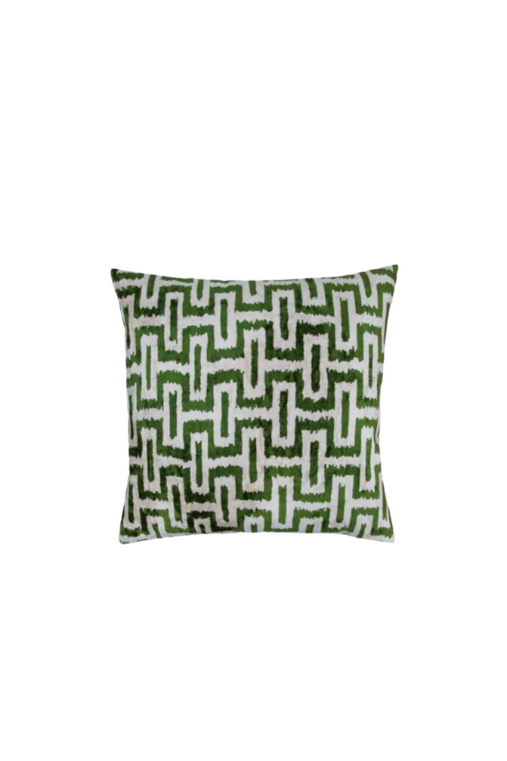 La Casa Antica-İpek Kadife İkat Yastık Kılıfı (50x50cm)-Yastık Kılıfı-1-Milagron.com