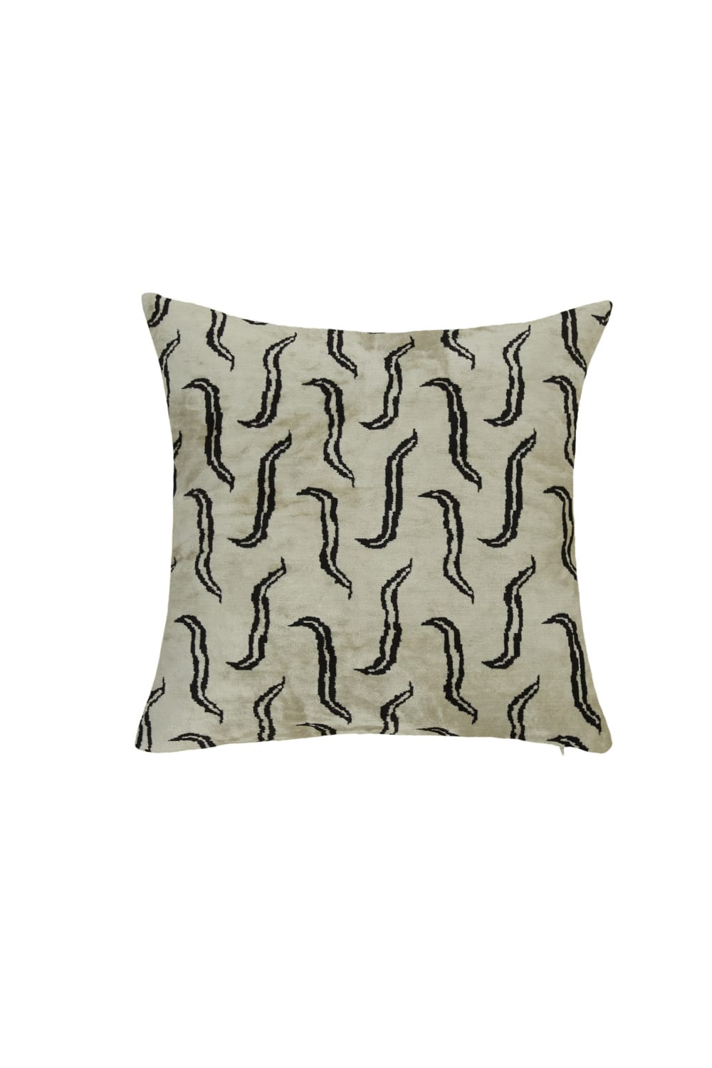 La Casa Antica-İpek Kadife İkat Yastık Kılıfı (50x50cm)-Yastık Kılıfı-1-Milagron.com