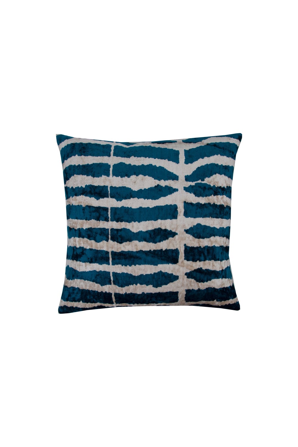 La Casa Antica-İpek Kadife İkat Yastık Kılıfı (50x50cm)-Yastık Kılıfı-1-Milagron.com