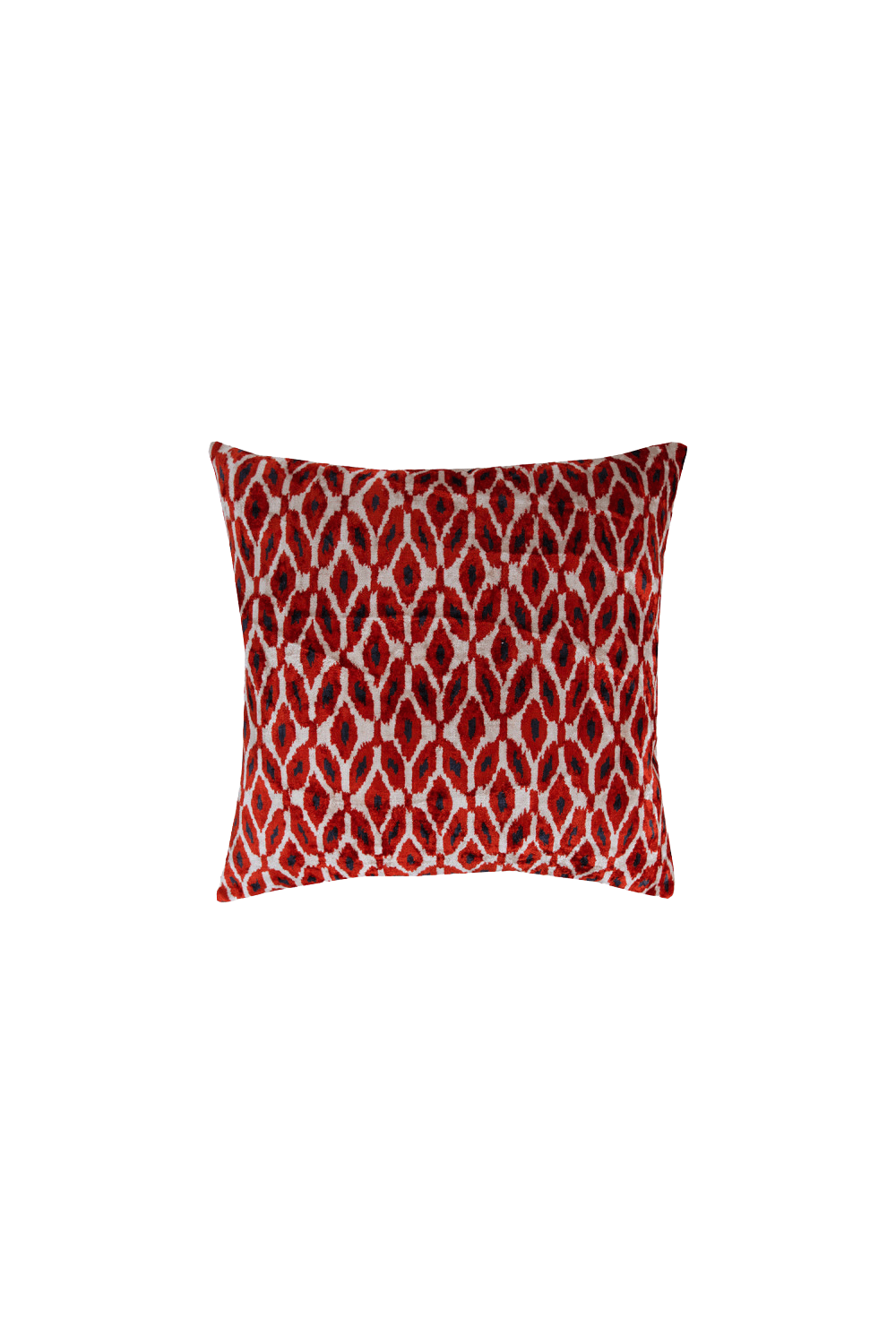 La Casa Antica-İpek Kadife İkat Yastık Kılıfı (50x50cm)-Yastık Kılıfı-1-Milagron.com