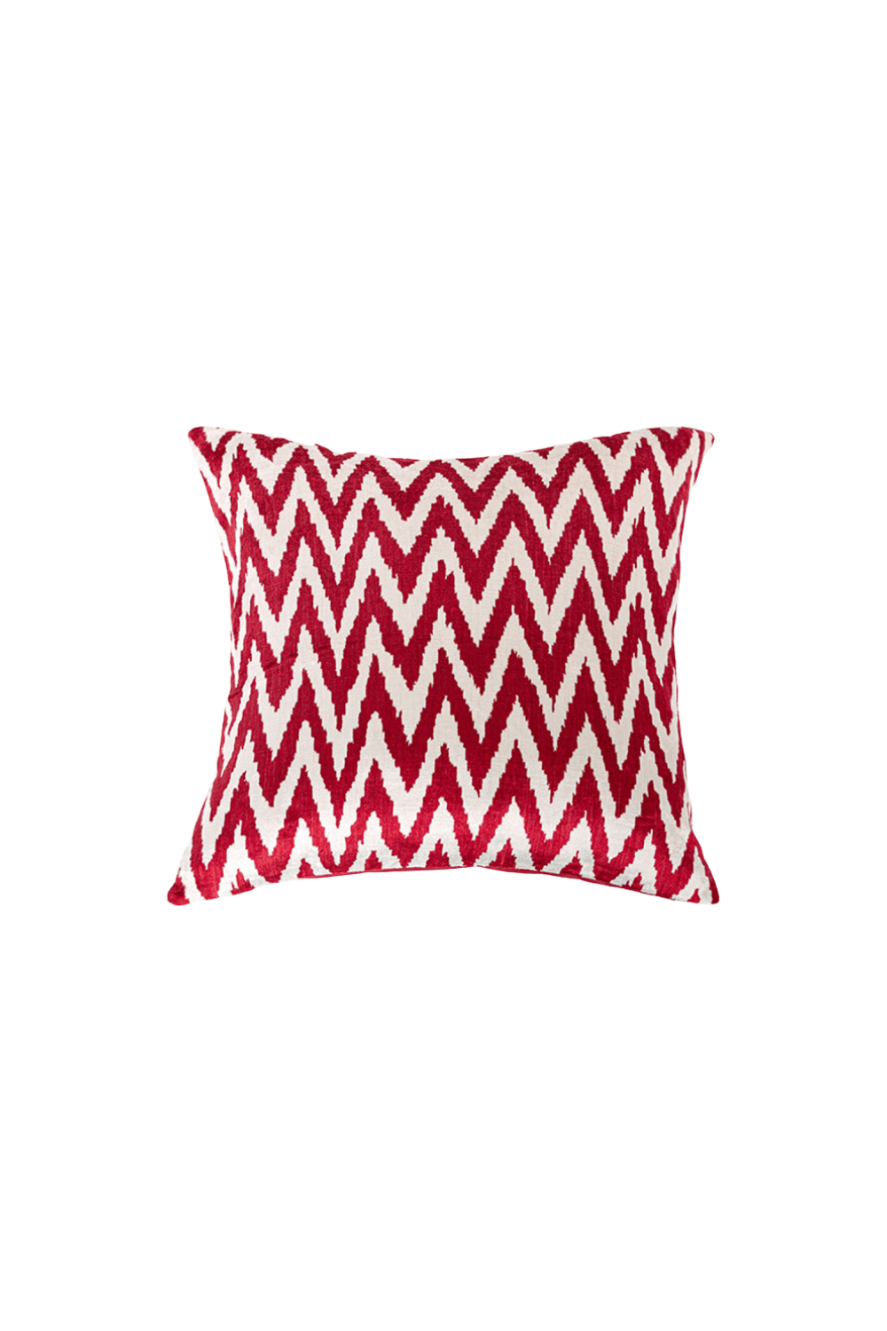 La Casa Antica-İpek Kadife İkat Yastık Kılıfı (50x50cm)-Yastık Kılıfı-1-Milagron.com