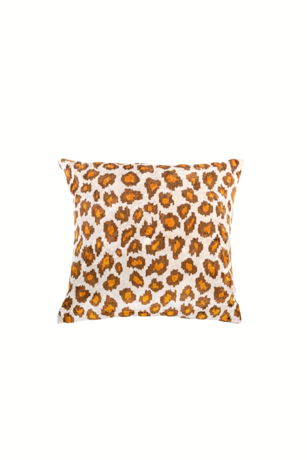 La Casa Antica-İpek Kadife İkat Yastık Kılıfı (50x50cm)-Yastık Kılıfı-1-Milagron.com