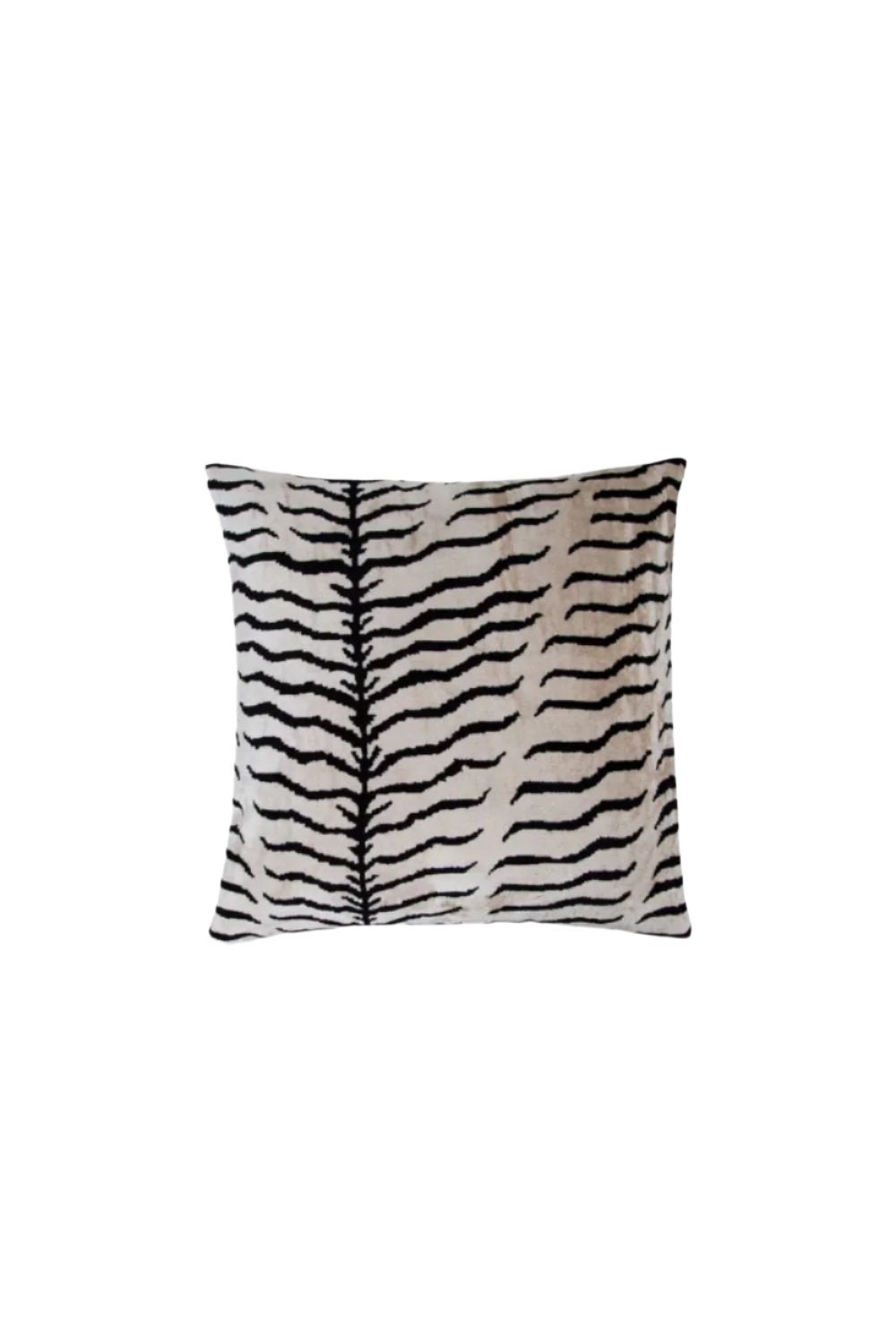 La Casa Antica-İpek Kadife İkat Yastık Kılıfı (50x50cm)-Yastık Kılıfı-1-Milagron.com