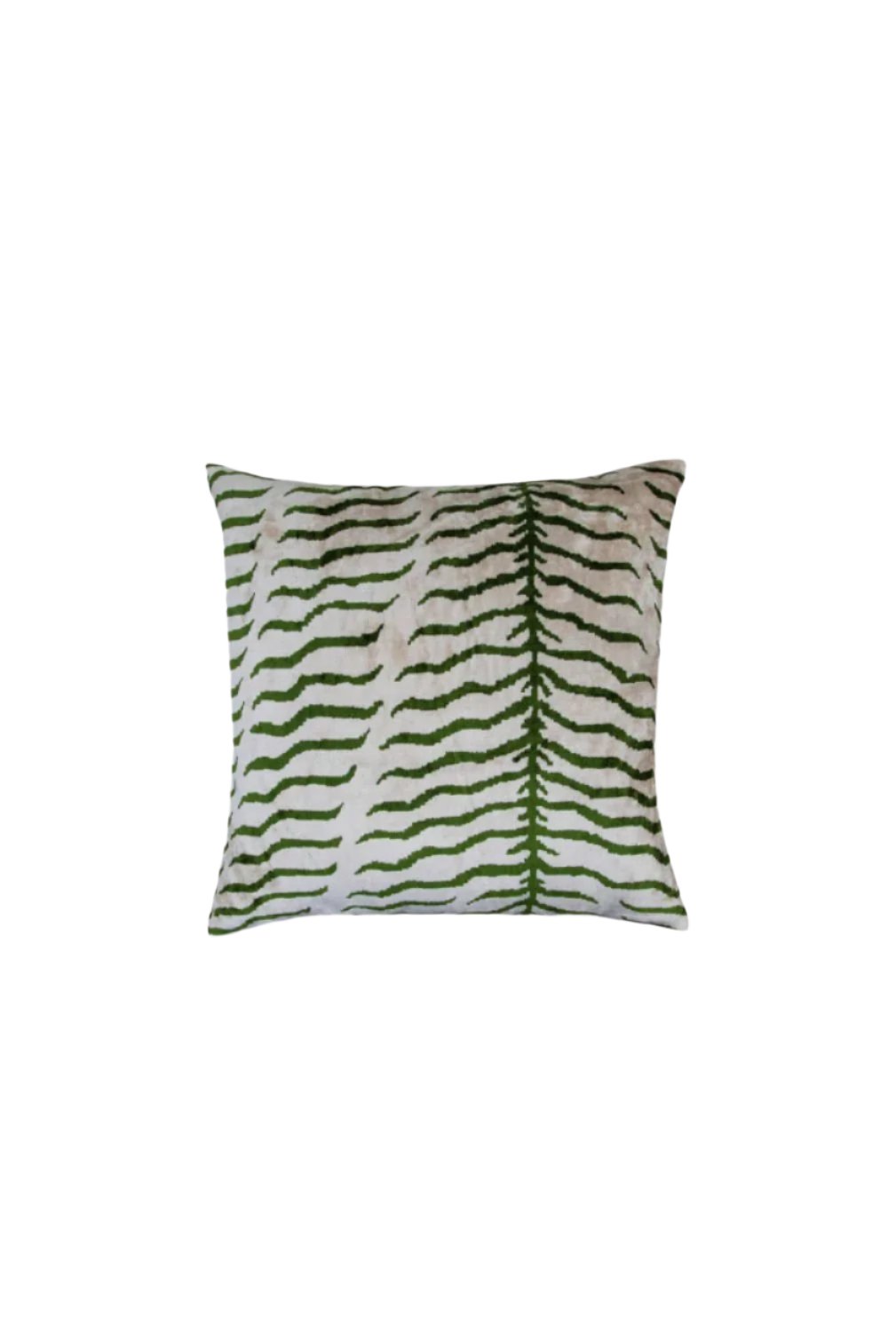 La Casa Antica-İpek Kadife İkat Yastık Kılıfı (50x50cm)-Yastık Kılıfı-1-Milagron.com