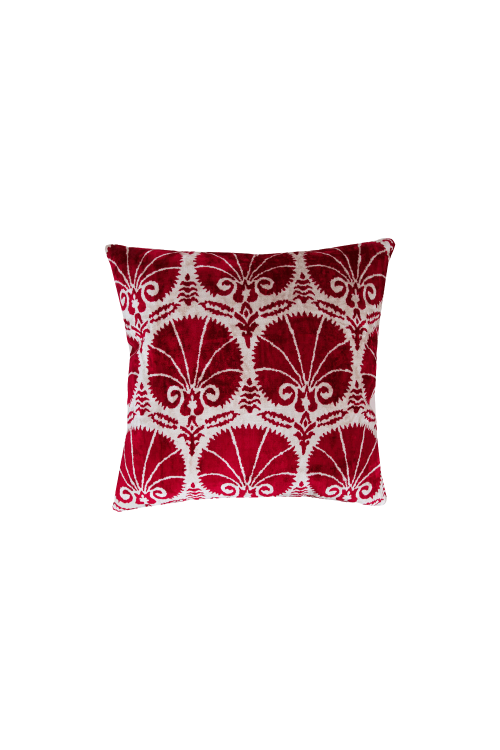 La Casa Antica-İpek Kadife İkat Yastık Kılıfı (50x50cm)-Yastık Kılıfı-1-Milagron.com