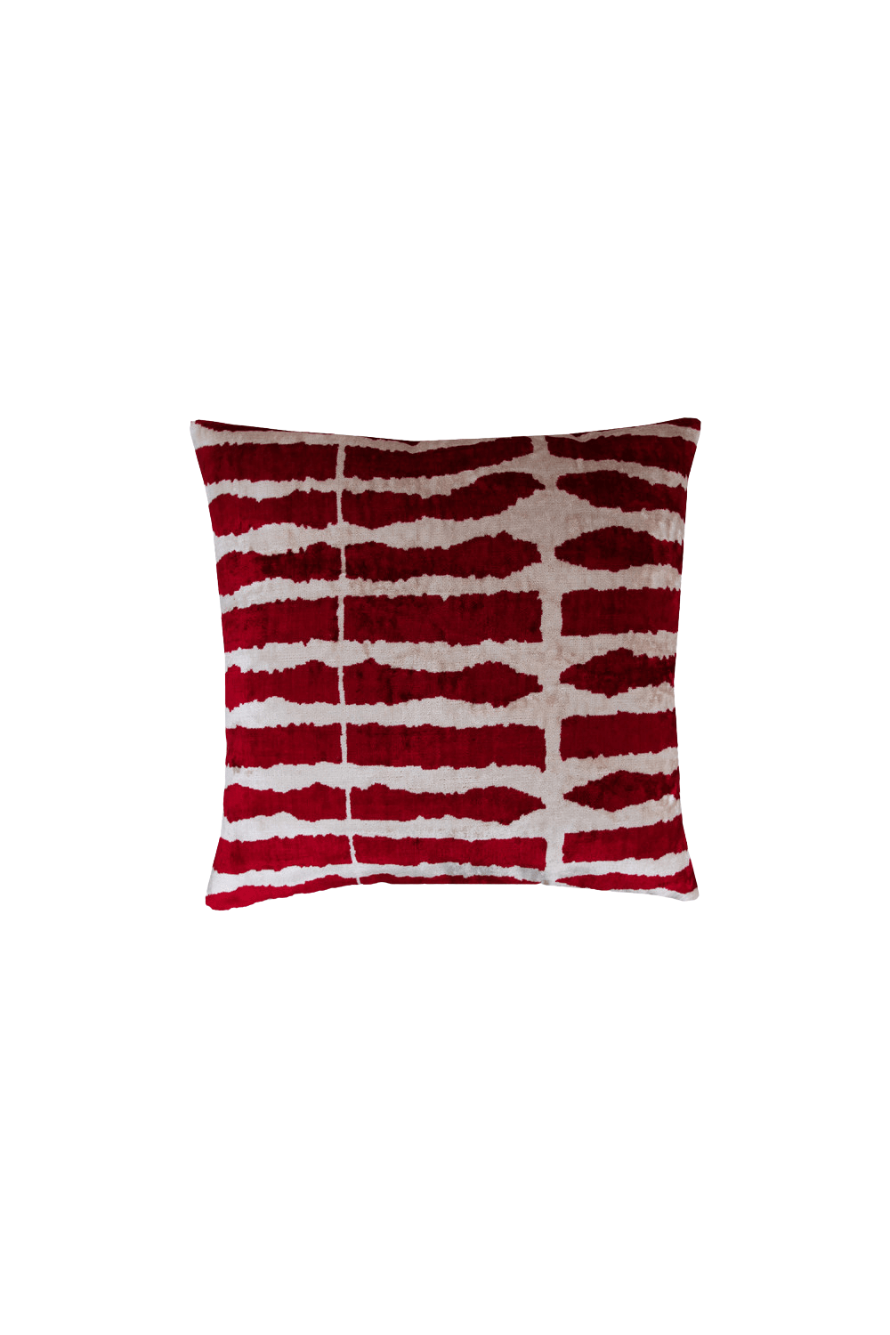 La Casa Antica-İpek Kadife İkat Yastık Kılıfı (50x50cm)-Yastık Kılıfı-1-Milagron.com