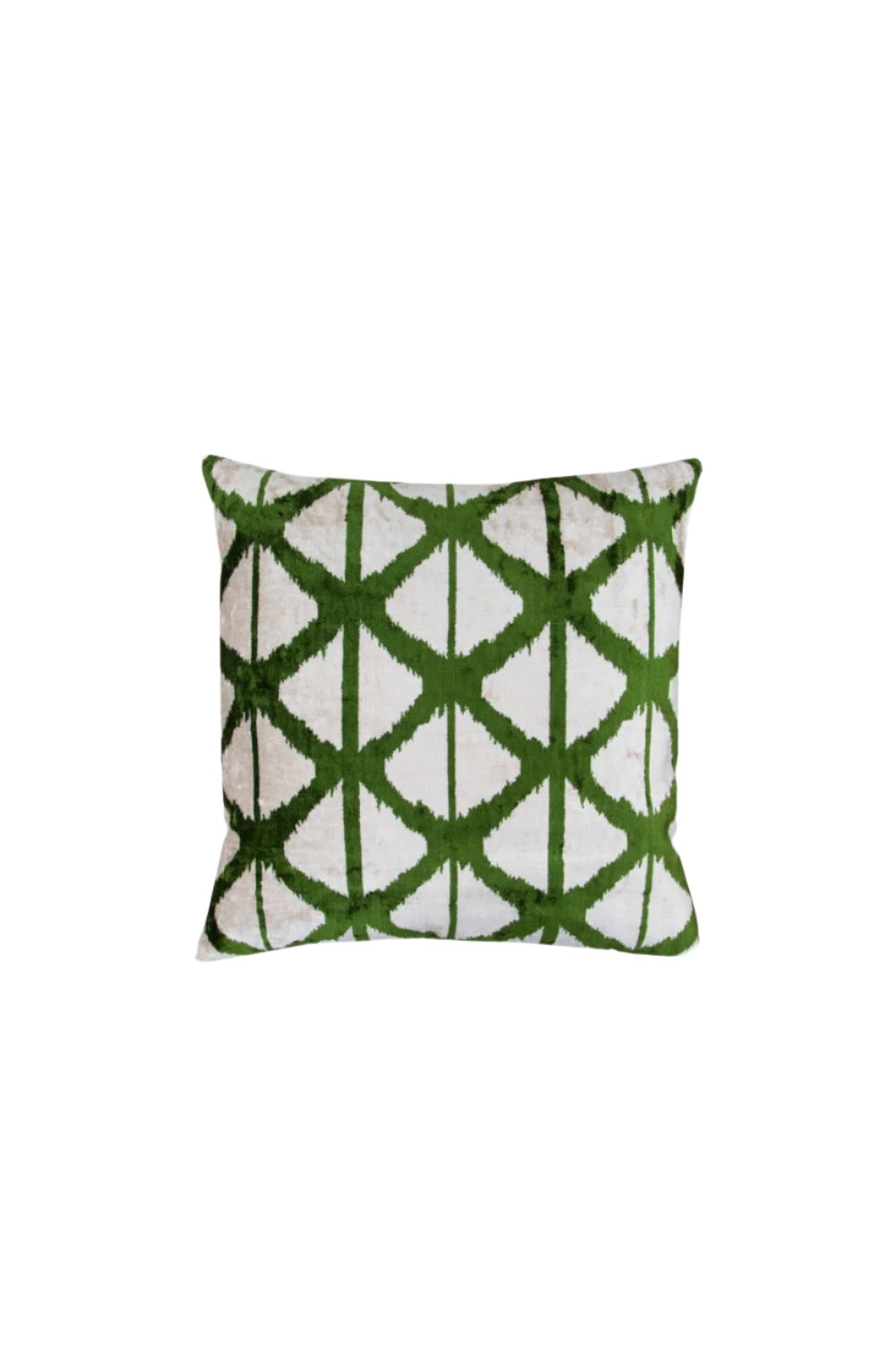 La Casa Antica-İpek Kadife İkat Yastık Kılıfı (50x50cm)-Yastık Kılıfı-1-Milagron.com