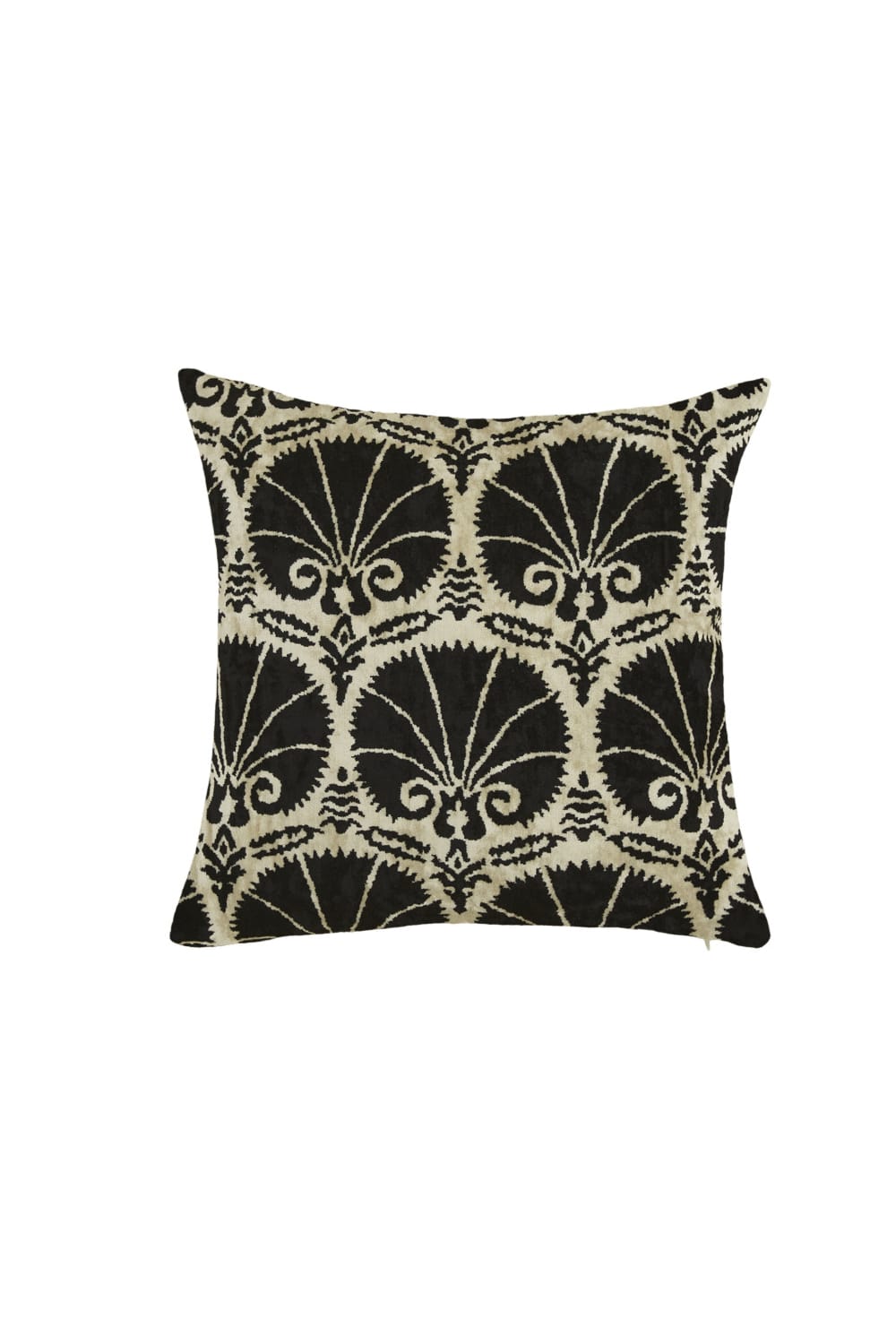 La Casa Antica-İpek Kadife İkat Yastık Kılıfı (50x50cm)-Yastık Kılıfı-1-Milagron.com