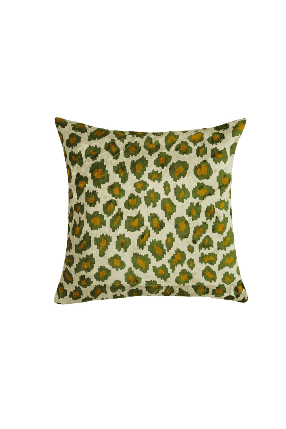 La Casa Antica-İpek Kadife İkat Yastık Kılıfı (50x50cm)-Yastık Kılıfı-1-Milagron.com