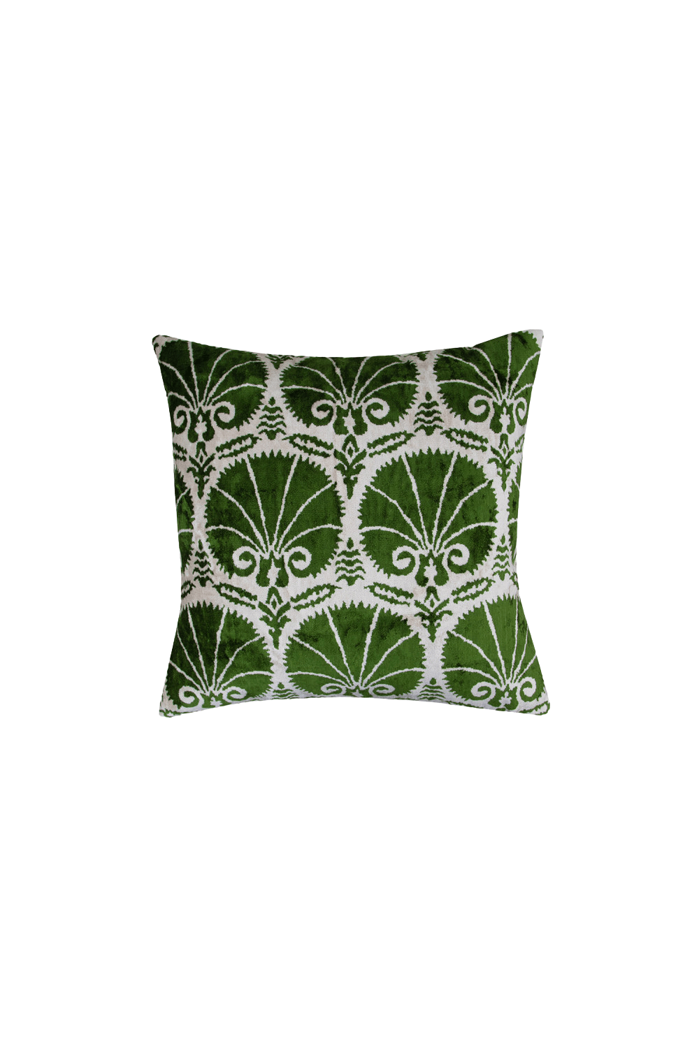 La Casa Antica-İpek Kadife İkat Yastık Kılıfı (50x50cm)-Yastık Kılıfı-1-Milagron.com