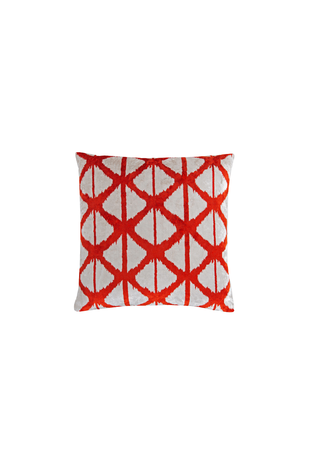 La Casa Antica-İpek Kadife İkat Yastık Kılıfı (50x50cm)-Yastık Kılıfı-1-Milagron.com