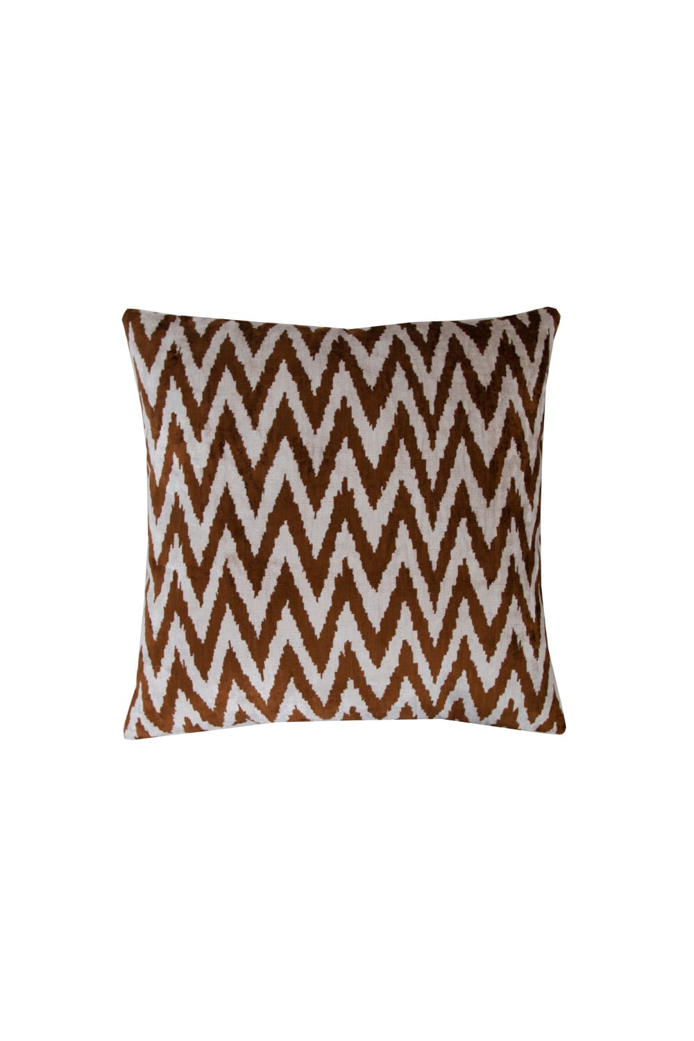 La Casa Antica-İpek Kadife İkat Yastık Kılıfı (50x50cm)-Yastık Kılıfı-1-Milagron.com