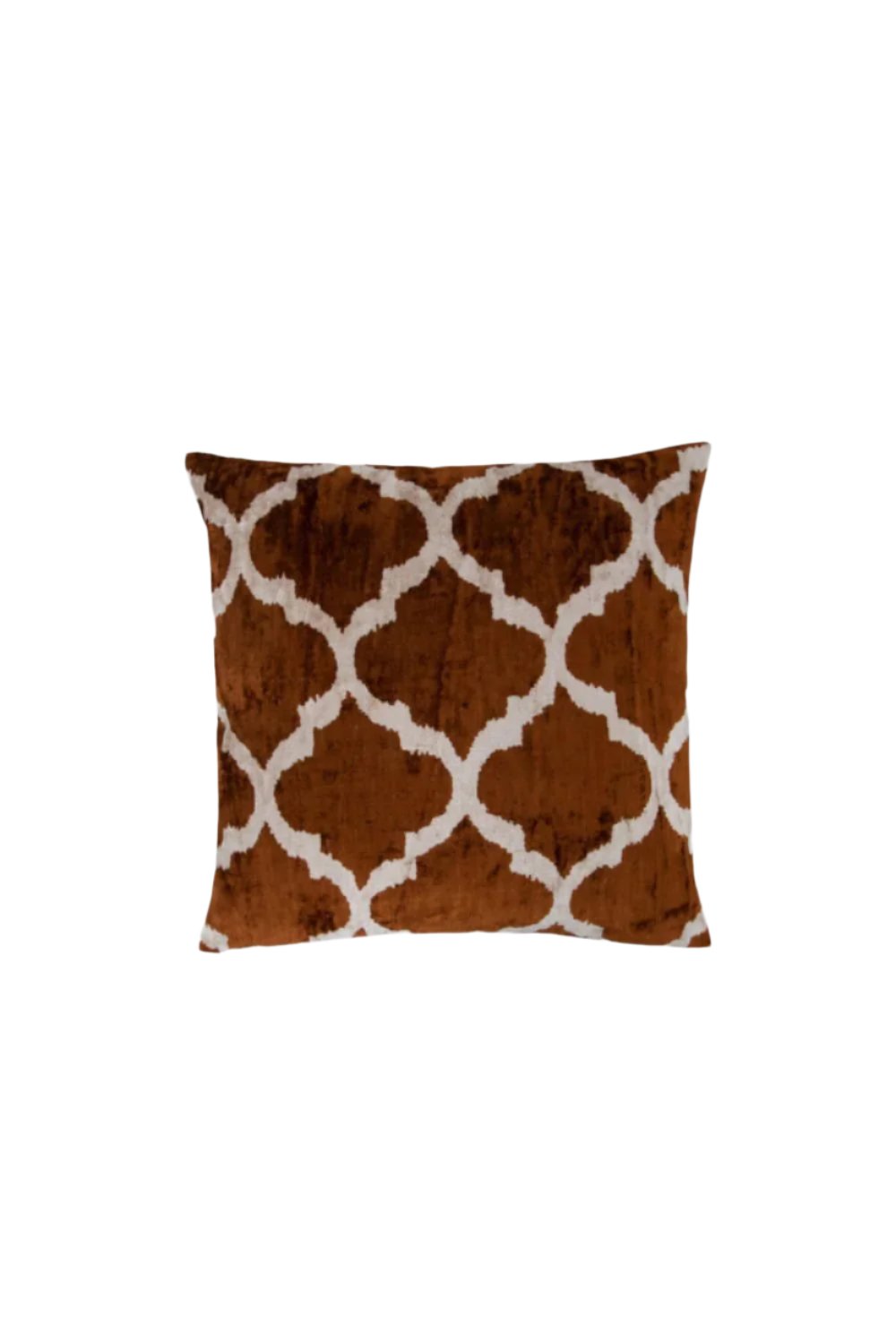 La Casa Antica-İpek Kadife İkat Yastık Kılıfı (50x50cm)-Yastık Kılıfı-1-Milagron.com