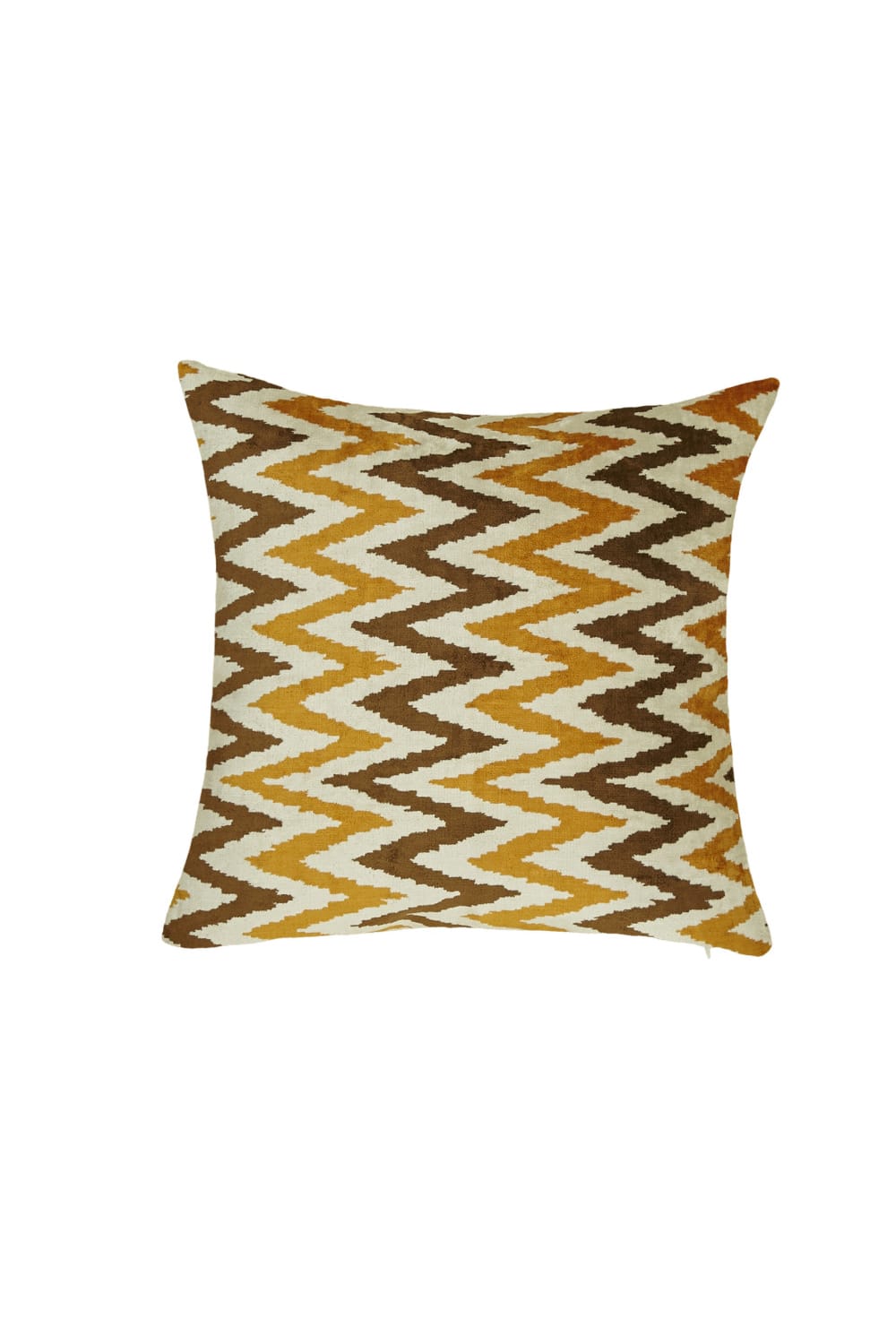 La Casa Antica-İpek Kadife İkat Yastık Kılıfı (50x50cm)-Yastık Kılıfı-1-Milagron.com