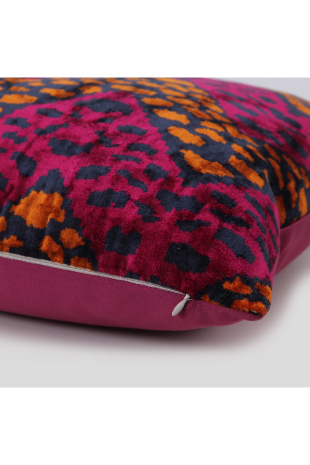 La Casa Antica-İpek Kadife İkat Yastık Kılıfı (50x50cm)-Yastık Kılıfı-2-Milagron.com