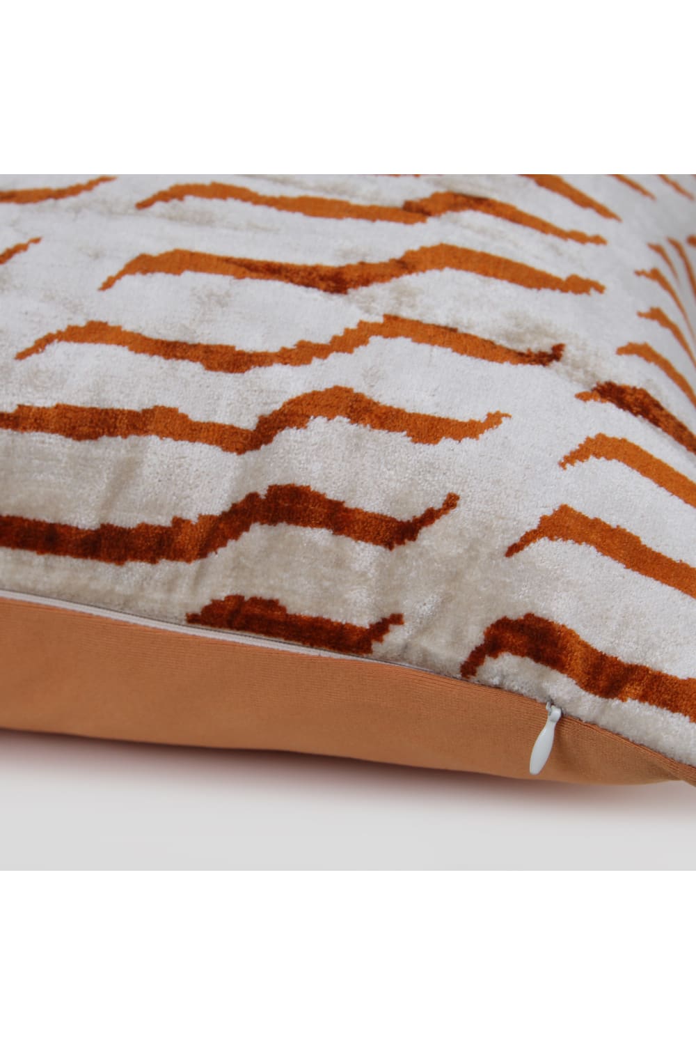 La Casa Antica-İpek Kadife İkat Yastık Kılıfı (50x50cm)-Yastık Kılıfı-2-Milagron.com