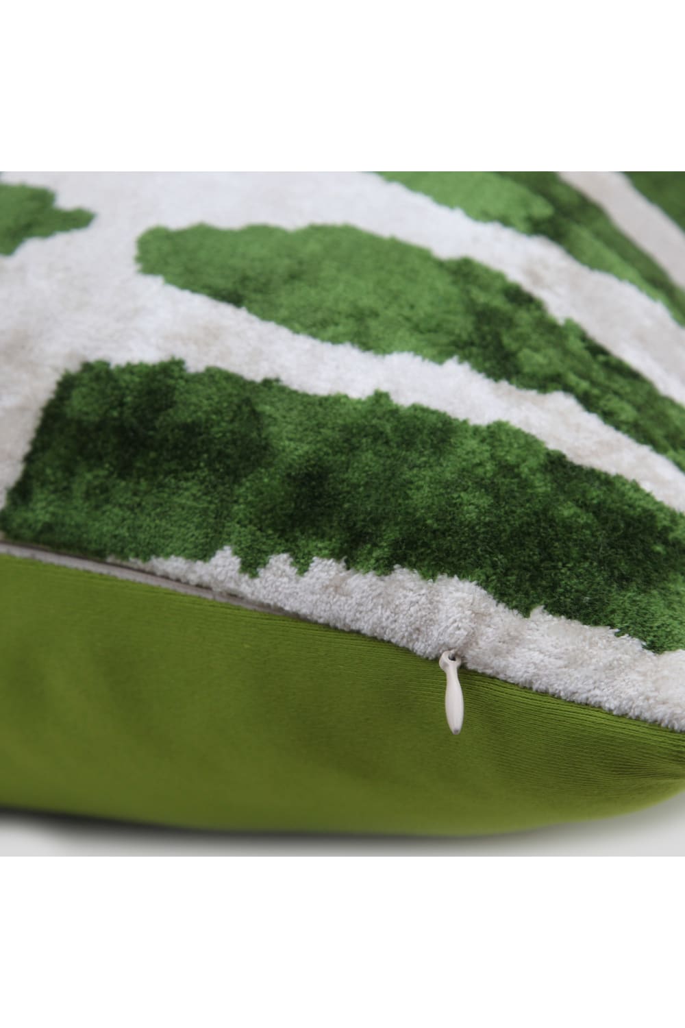 La Casa Antica-İpek Kadife İkat Yastık Kılıfı (50x50cm)-Yastık Kılıfı-2-Milagron.com