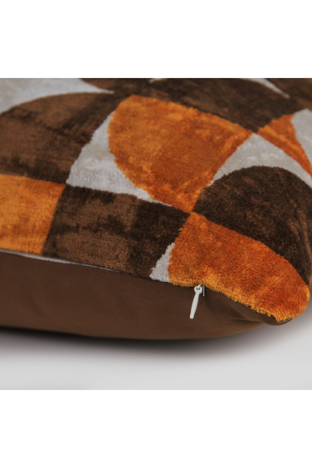 La Casa Antica-İpek Kadife İkat Yastık Kılıfı (50x50cm)-Yastık Kılıfı-2-Milagron.com