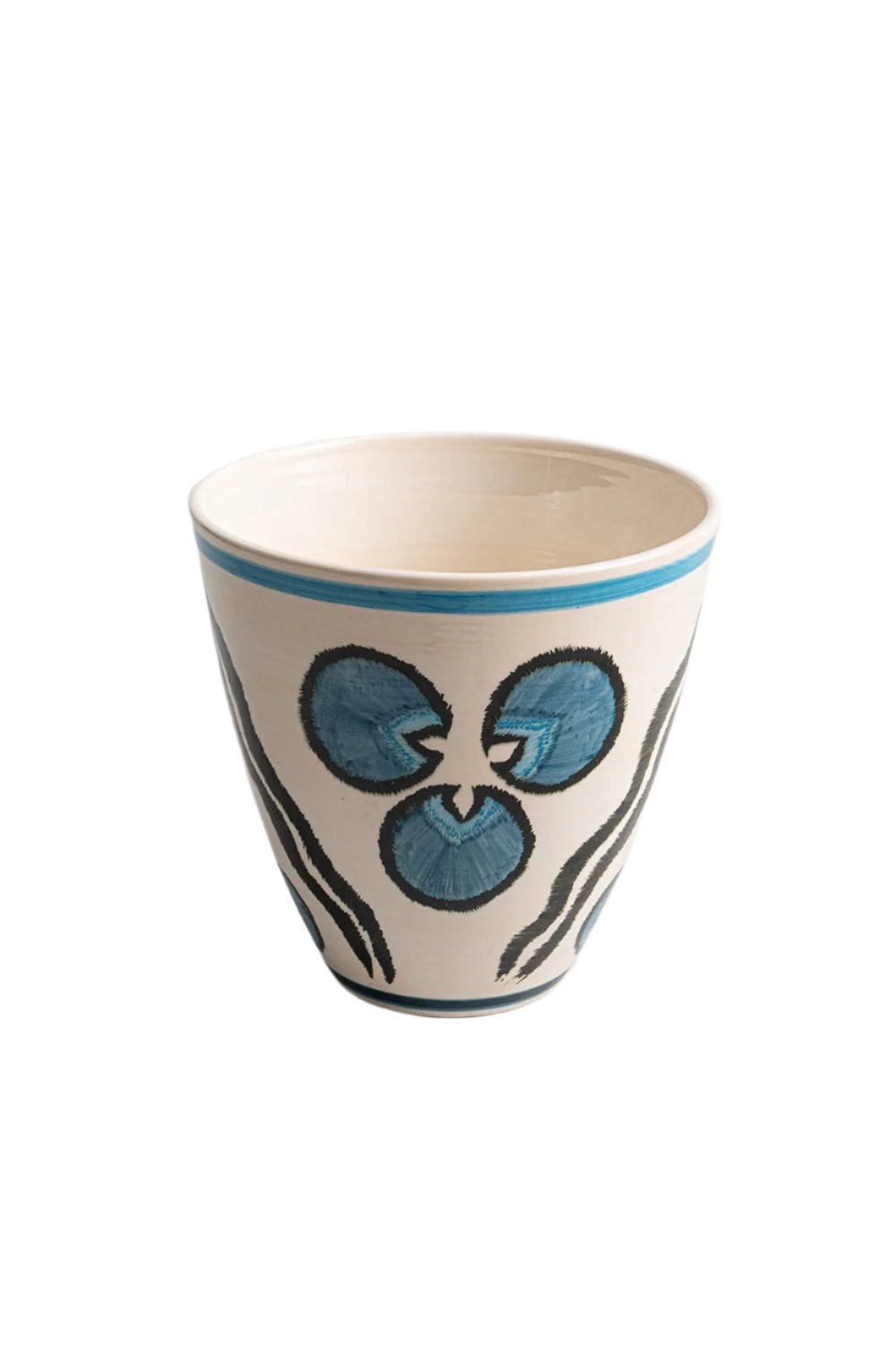 La Casa Antica-Seramik V Kase - Chintamani Mavi (Büyük)-Tabak & Kase-1-Milagron.com