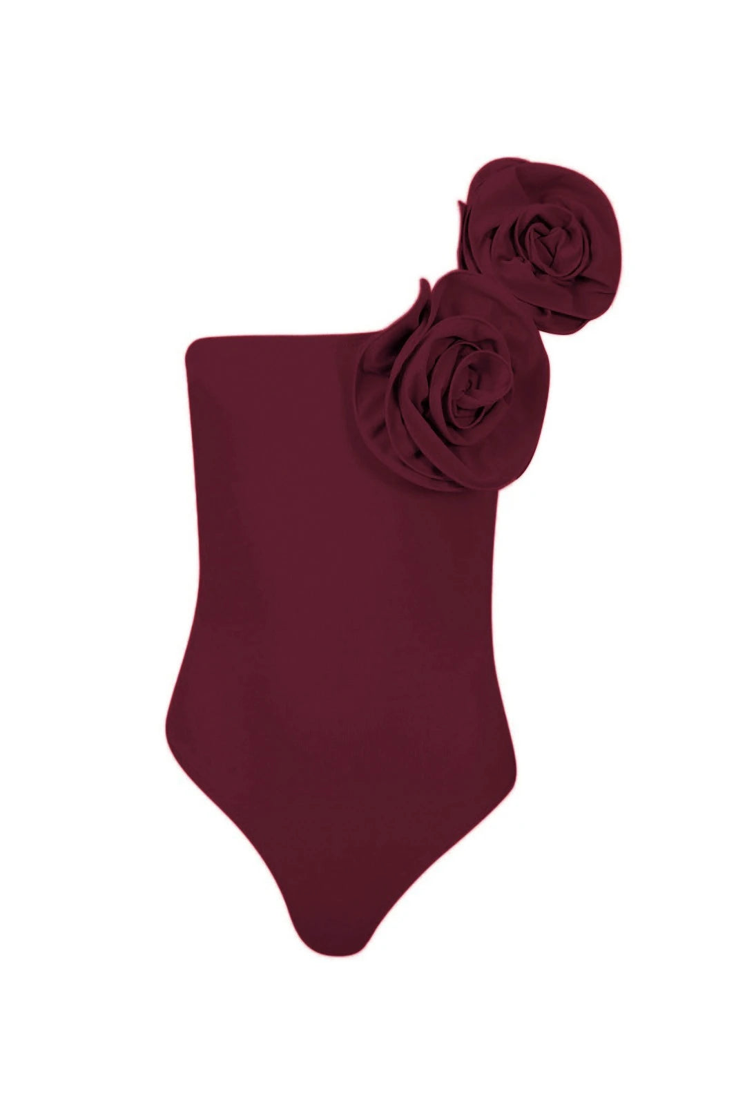 Flora Gül Detaylı Kolsuz Bodysuit