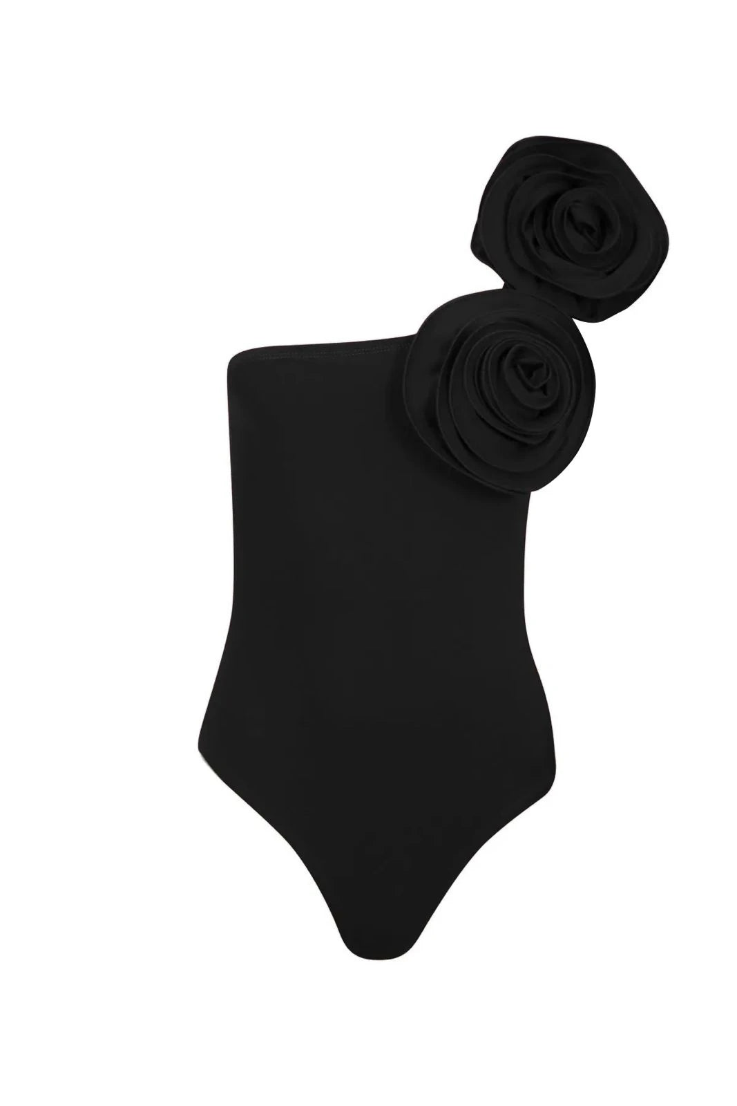 Flora Gül Detaylı Kolsuz Bodysuit
