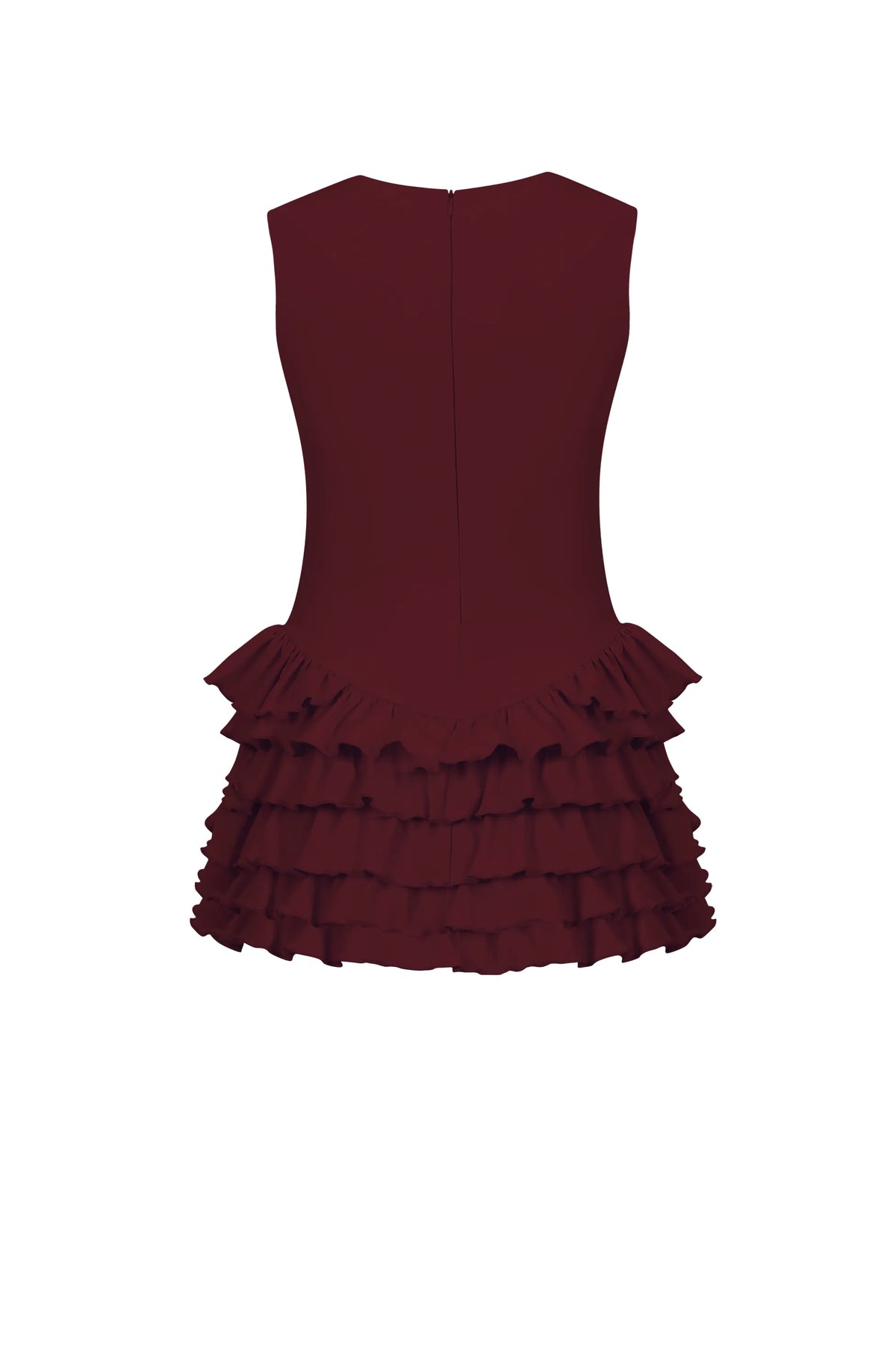 Sardinya Halter Yaka Fırfırlı Şortlu Elbise