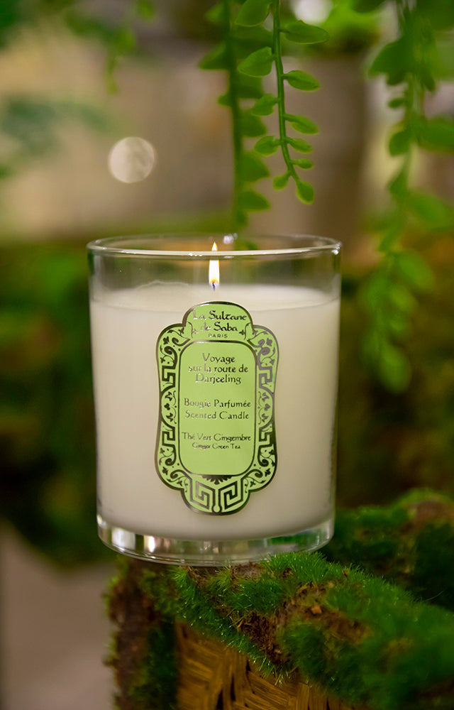 La Sultane De Saba-Candle Green Tea & Ginger - Darjeeling-Mum-1-Milagron.com