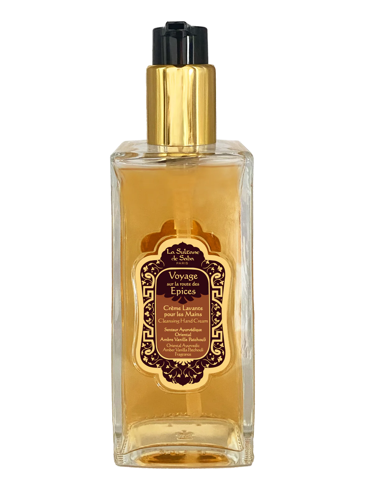 La Sultane De Saba-Cleansing Hand Cream Ayurvedic Amber Vanilla Patchouli Spices-El Kremi-3-Milagron.com