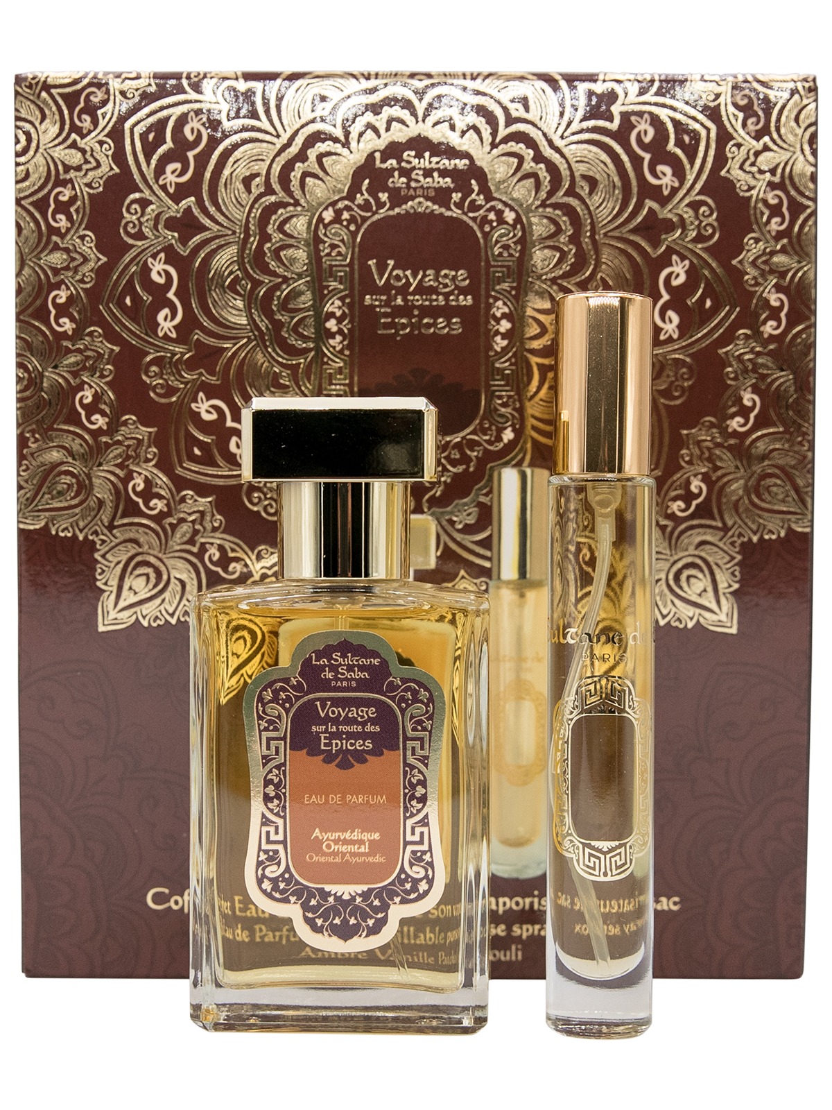 La Sultane De Saba-Perfume Set Oriental Ayurvedic Amber Vanilla Patchouli - Spices-Parfüm-1-Milagron.com