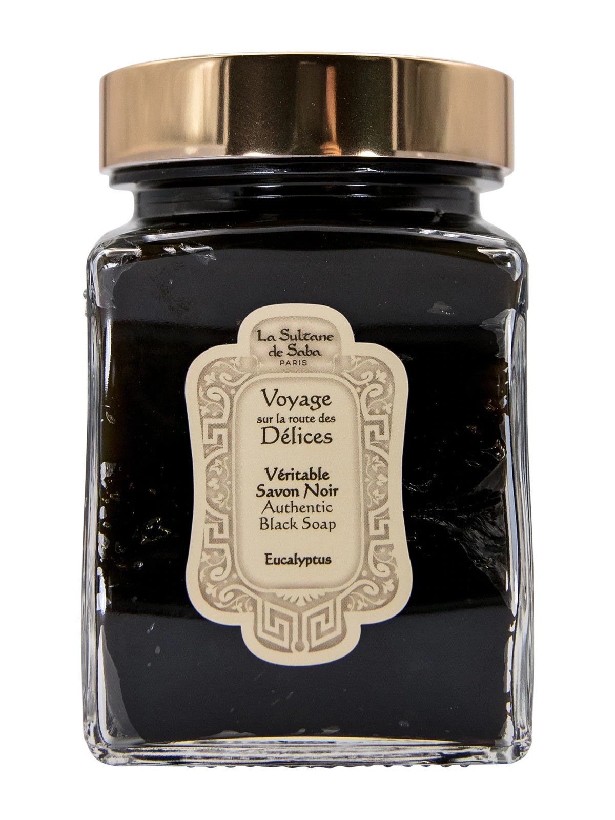 La Sultane De Saba-Real Black Soap With Eucalyptus Essential Oil-Sabun-1-Milagron.com