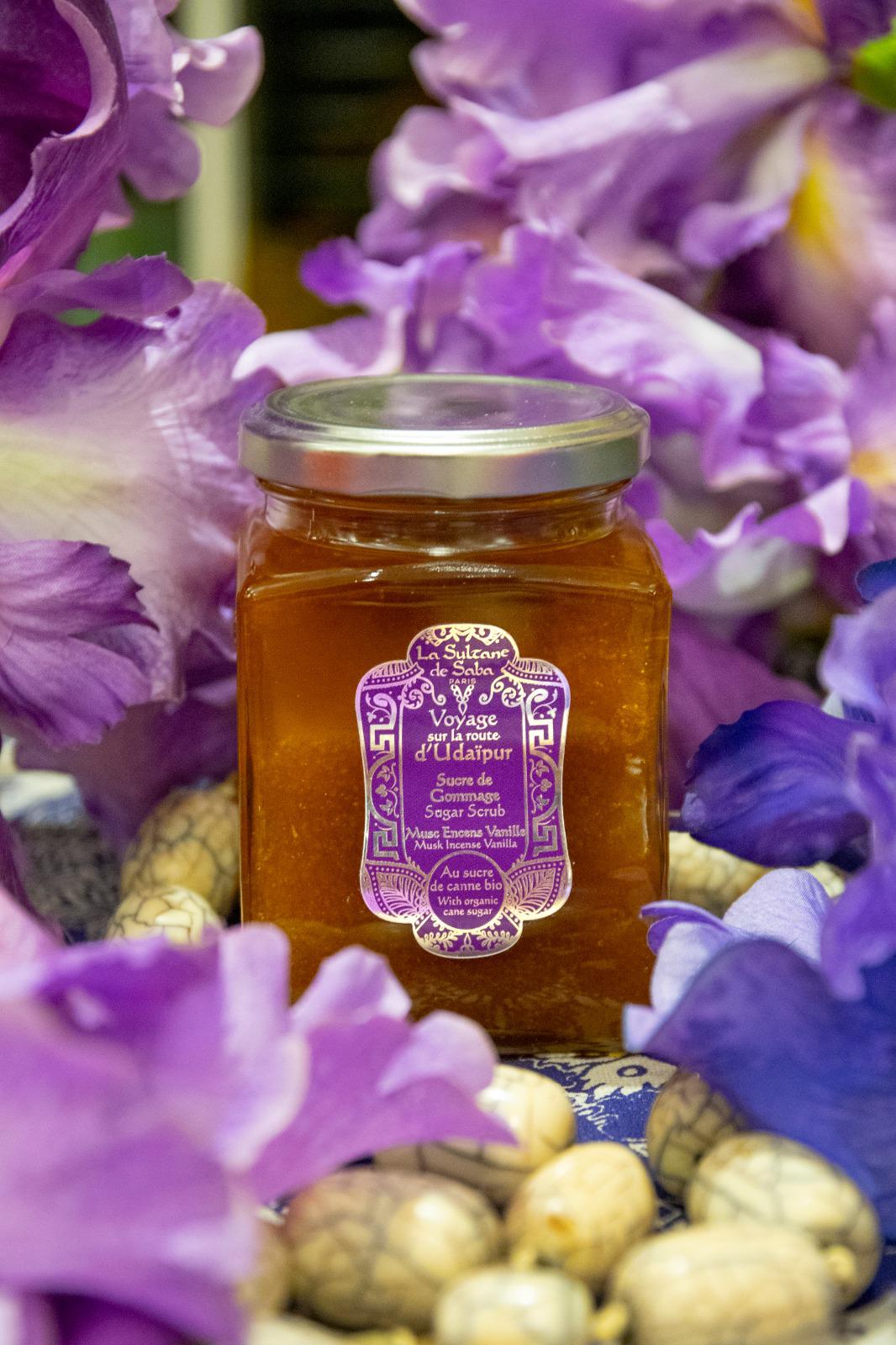 La Sultane De Saba-Sugar Scrub Musk Incense Vanilla - Udaipur-Peeling-2-Milagron.com