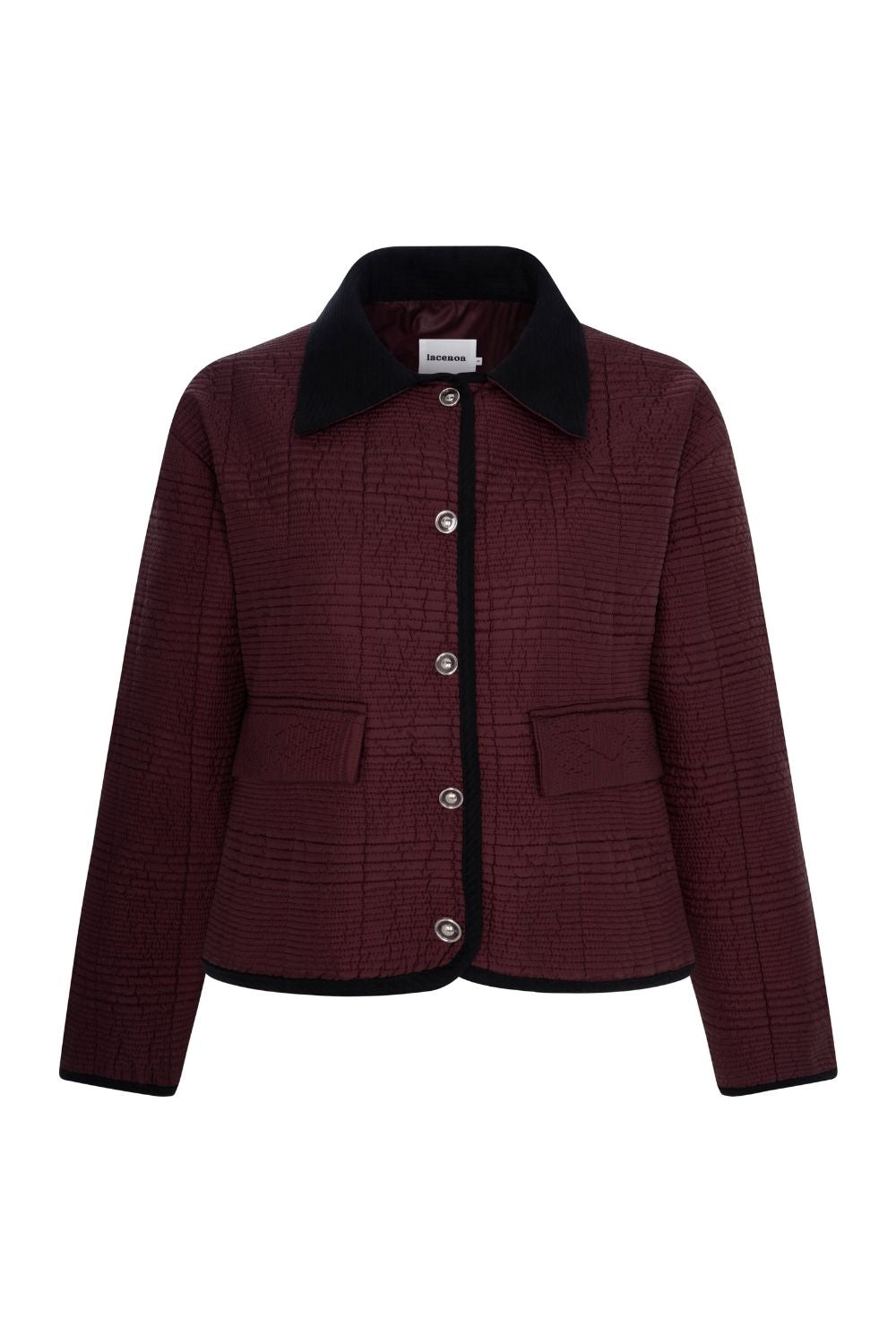 Kapitone Ceket Bordo - 0