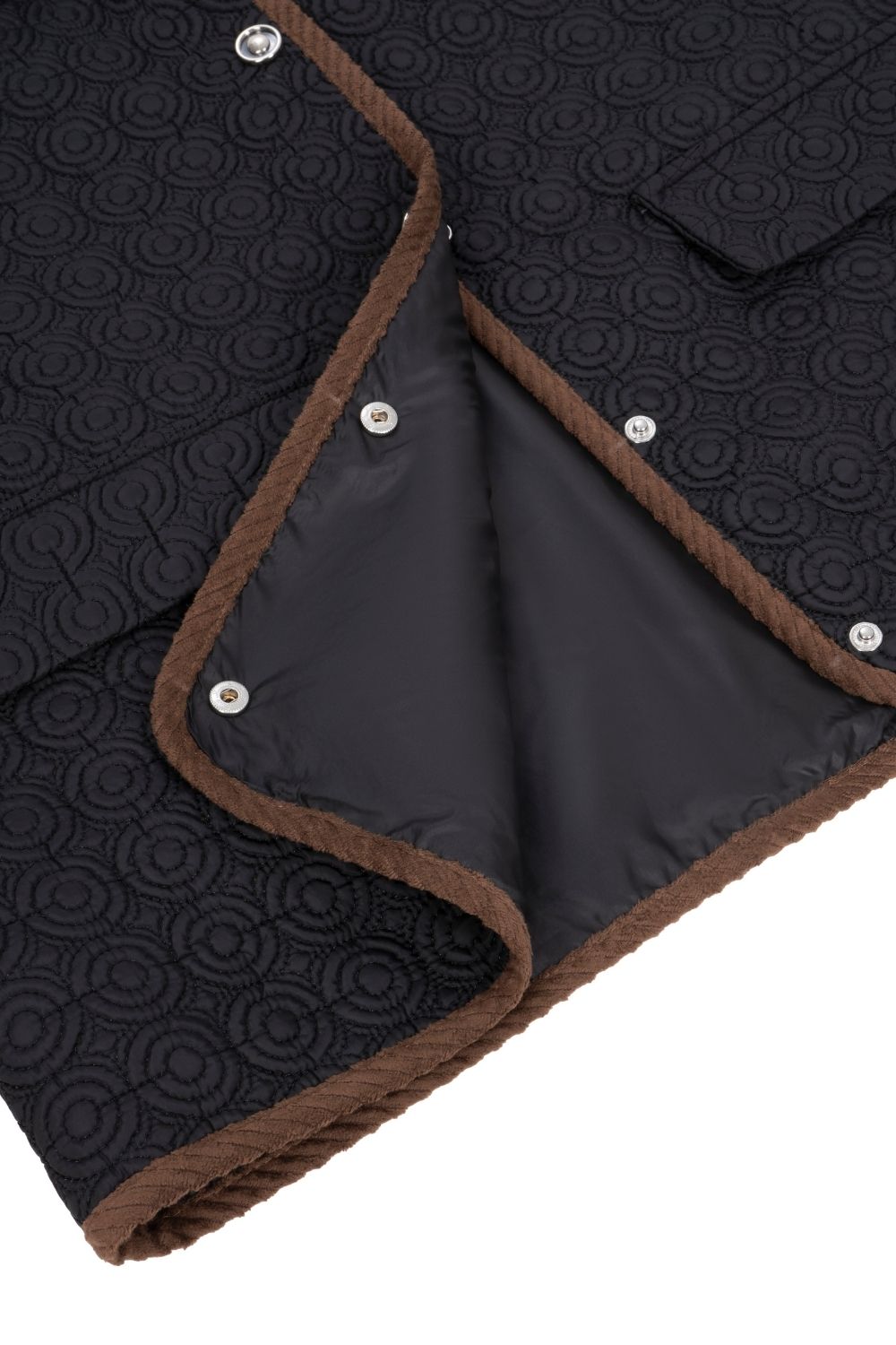 Kapitone Ceket Siyah - 1