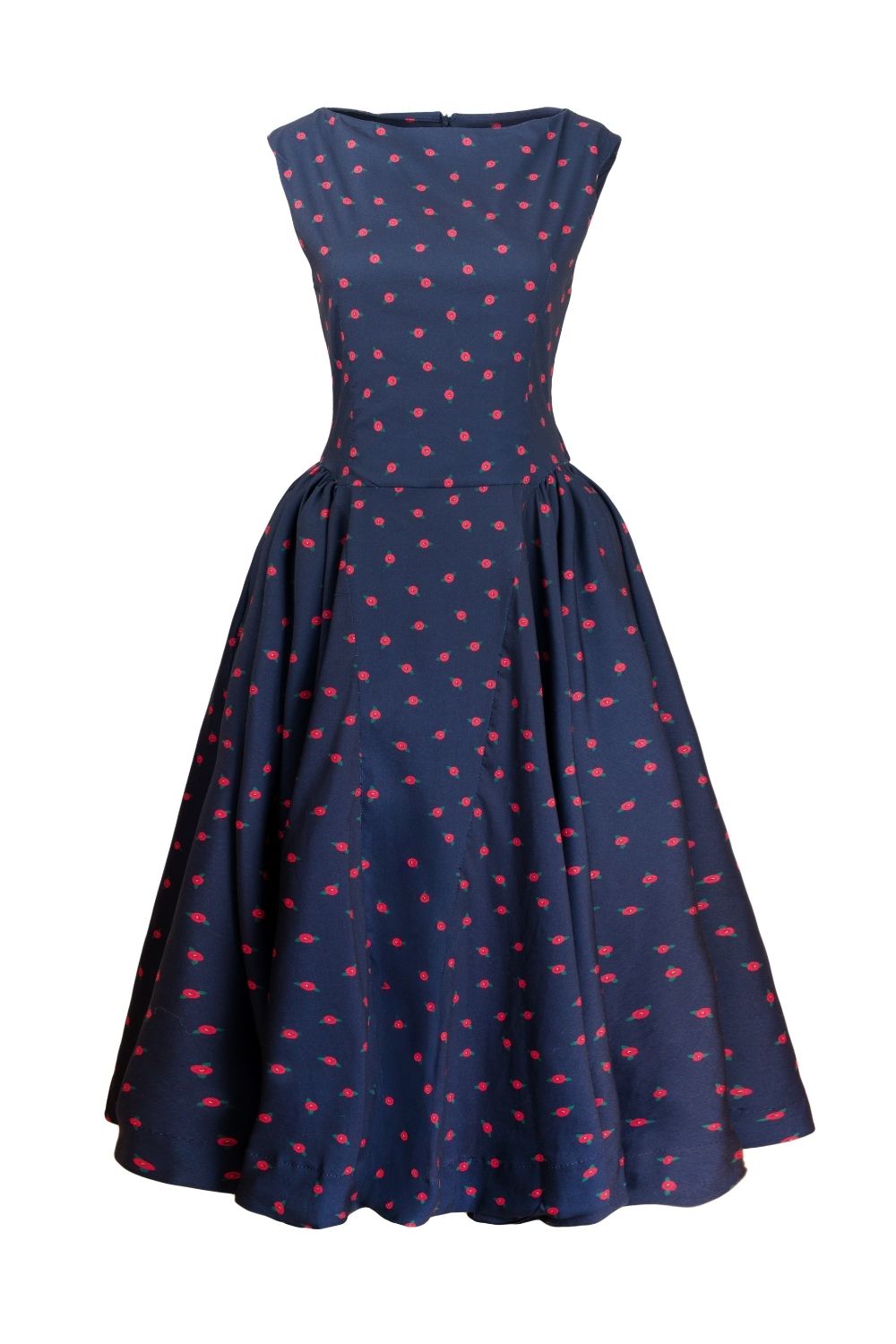 Mira Lacivert Maxi Elbise - 2