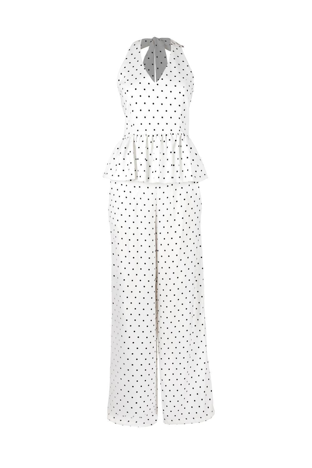 Polka Beyaz Puantiyeli Alt Üst Takım - 2