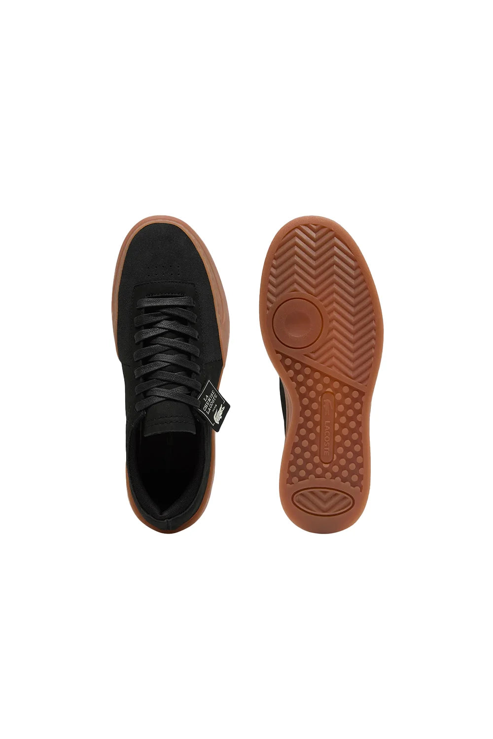 Lacoste-Aura Club Erkek Siyah Süet Sneaker-Sneakers-5-Milagron.com
