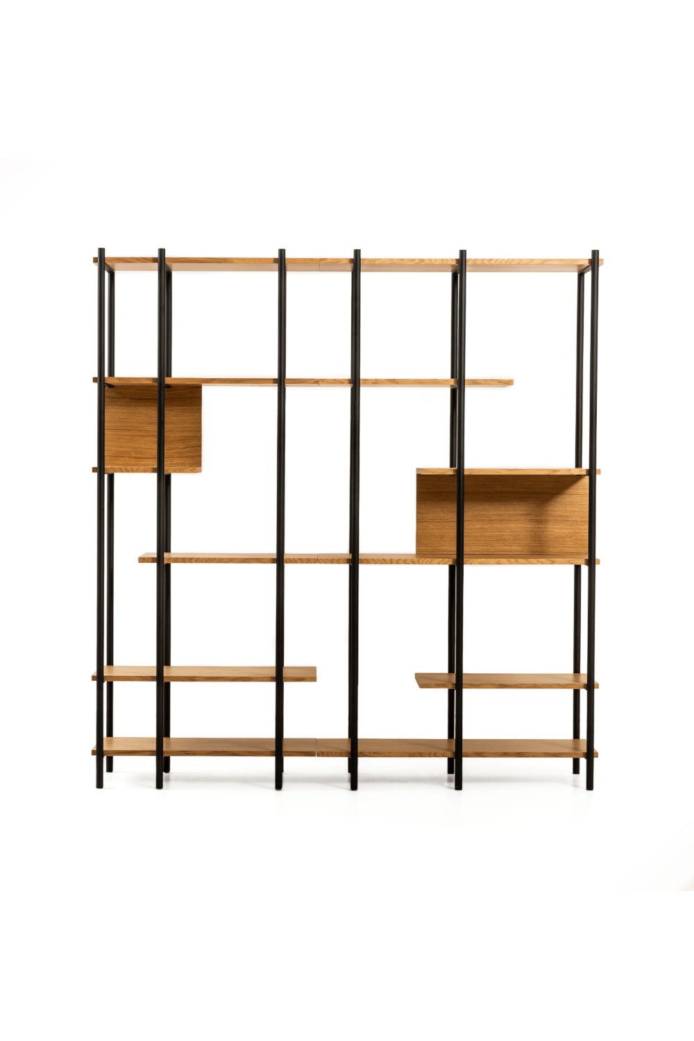 Lagoma-Harmonia Kitaplık Ahşap Raf Metal Çerçeve - 170 Cm-Kitaplık-1-Milagron.com