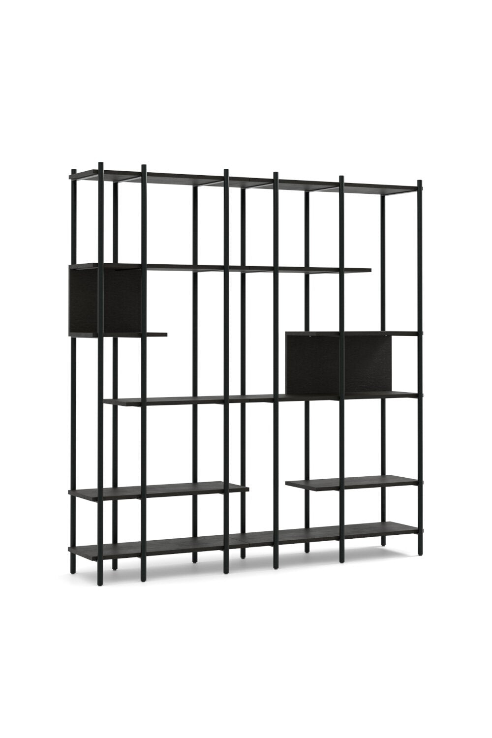 Lagoma-Harmonia Kitaplık Ahşap Raf Metal Çerçeve - 170 Cm-Kitaplık-2-Milagron.com