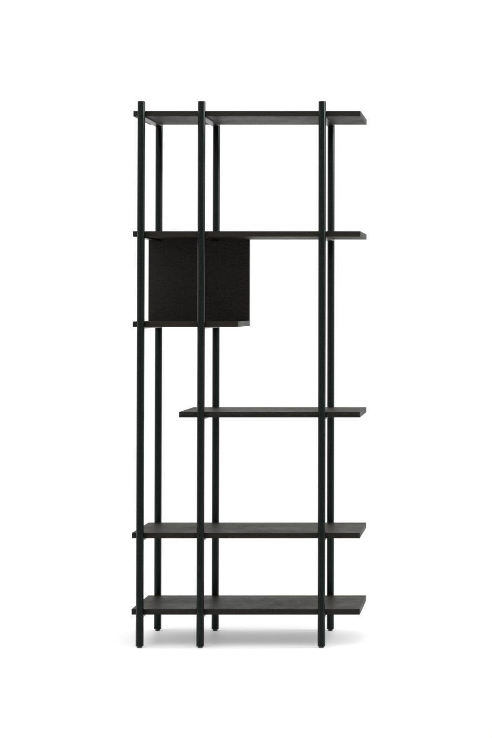 Lagoma-Harmonia Kitaplık Ahşap Raf Metal Çerçeve - 75 Cm-Kitaplık-1-Milagron.com