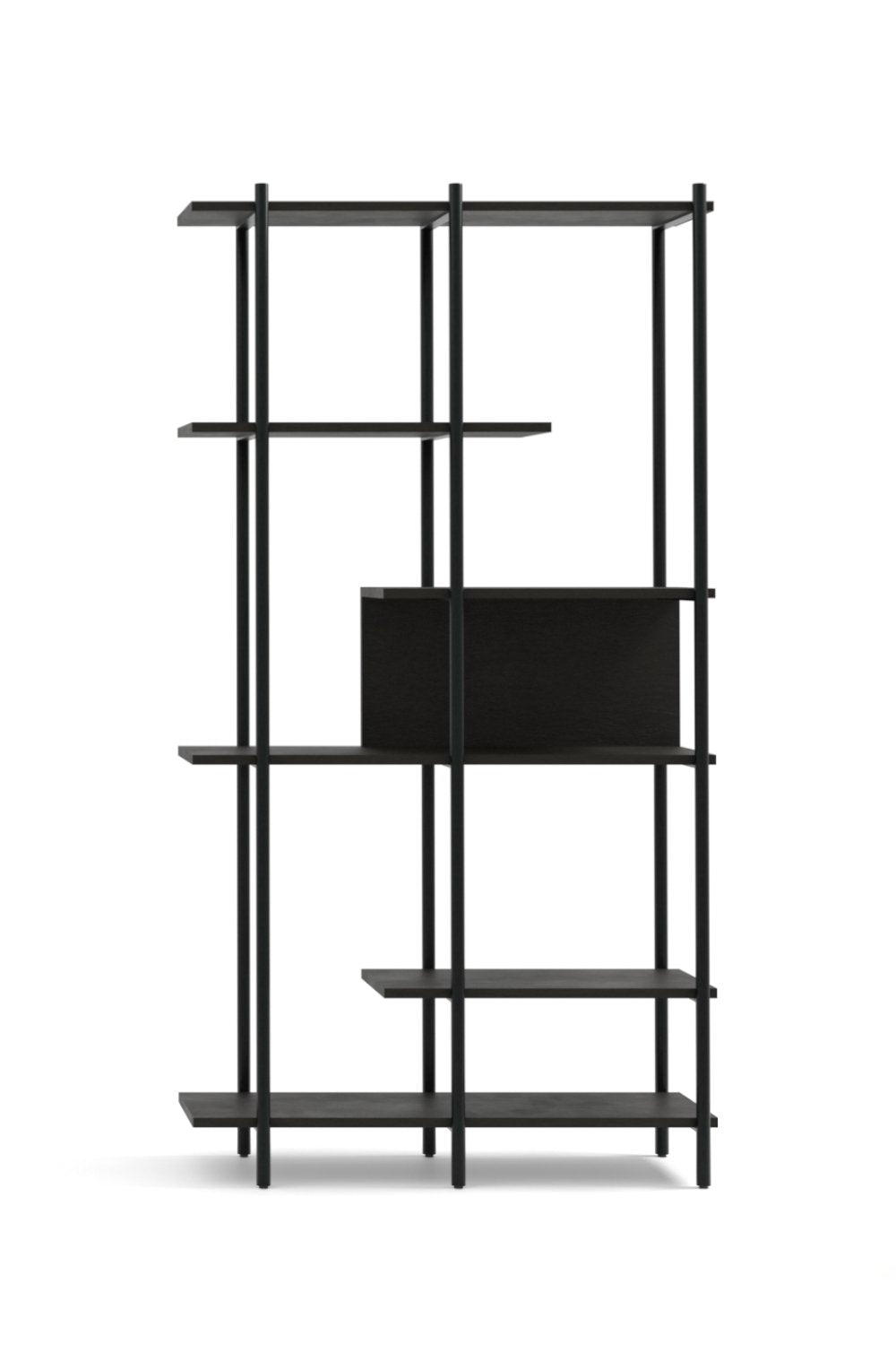 Lagoma-Harmonia Kitaplık Ahşap Raf Metal Çerçeve - 95 Cm-Kitaplık-1-Milagron.com