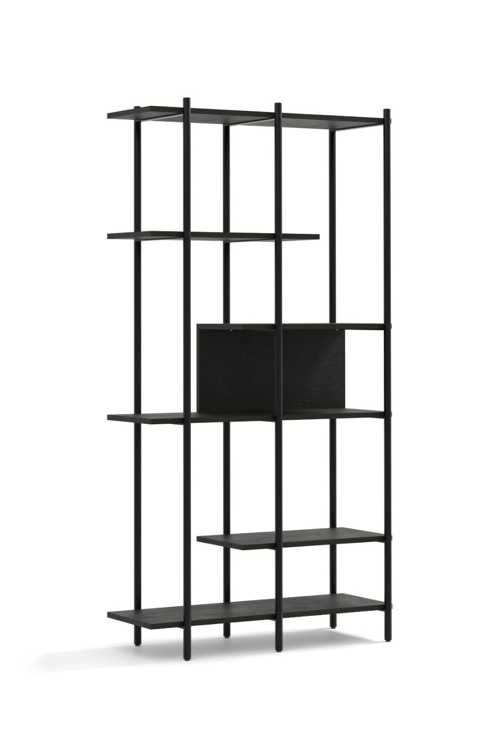 Lagoma-Harmonia Kitaplık Ahşap Raf Metal Çerçeve - 95 Cm-Kitaplık-2-Milagron.com