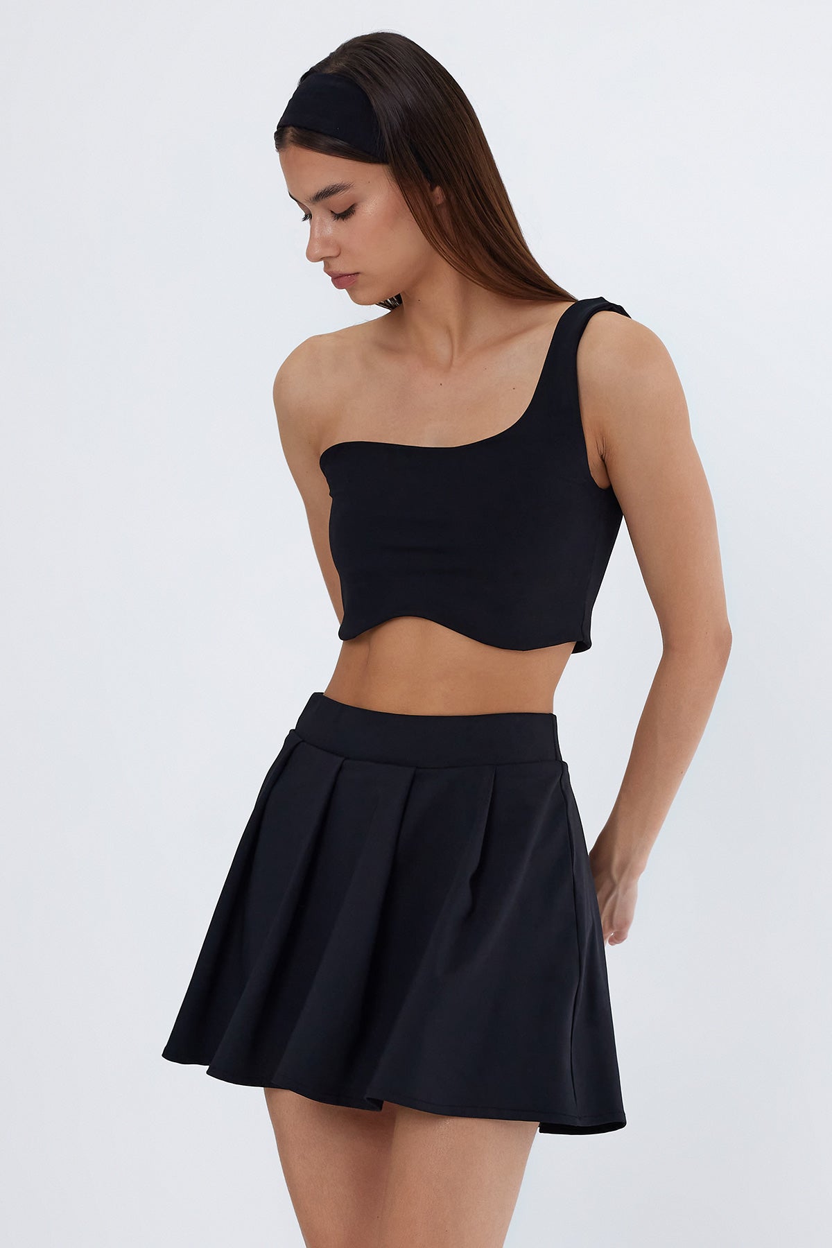 Callie Crop Top | Siyah