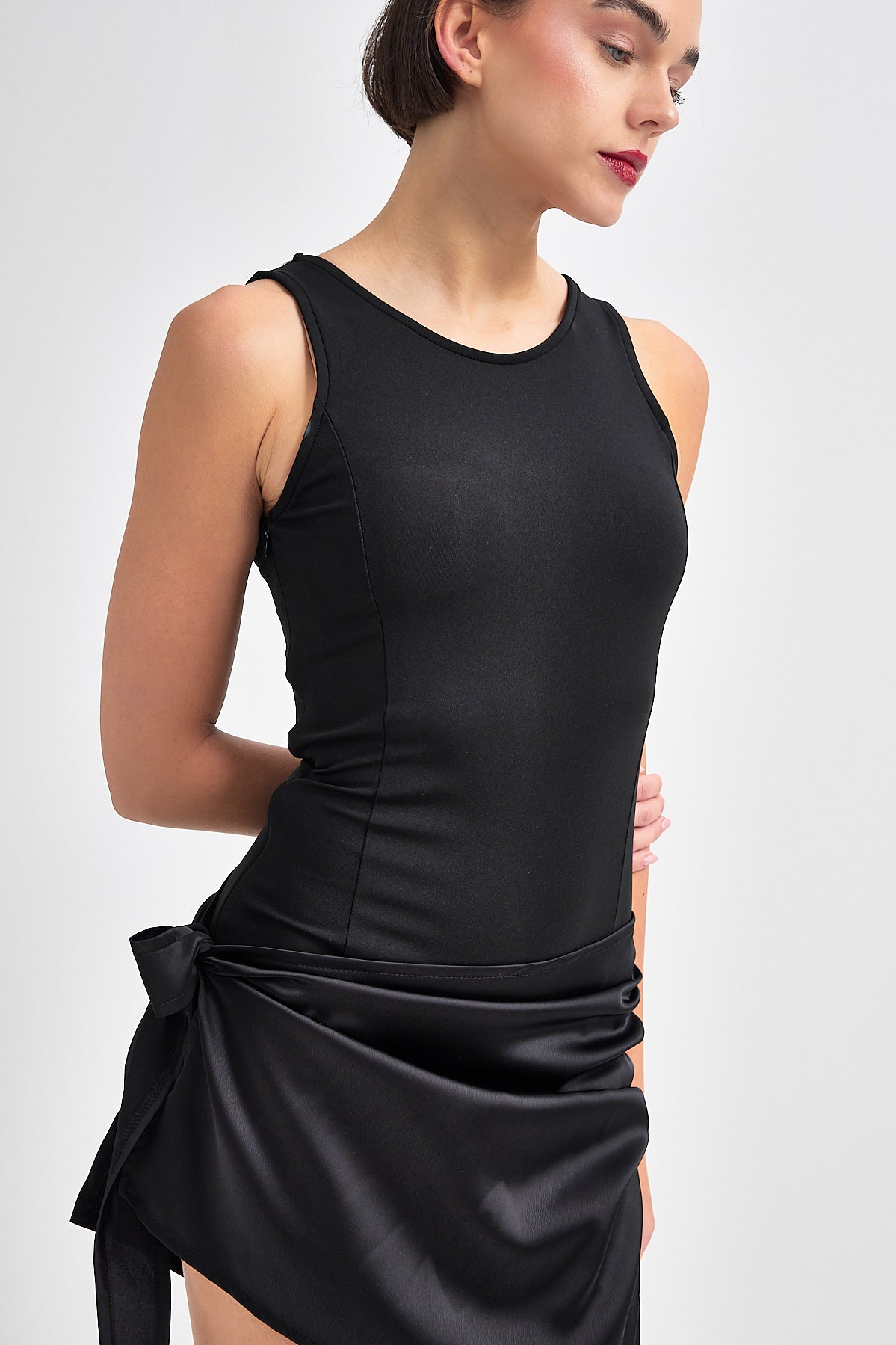 Lidya Bağlama Detaylı Body Elbise