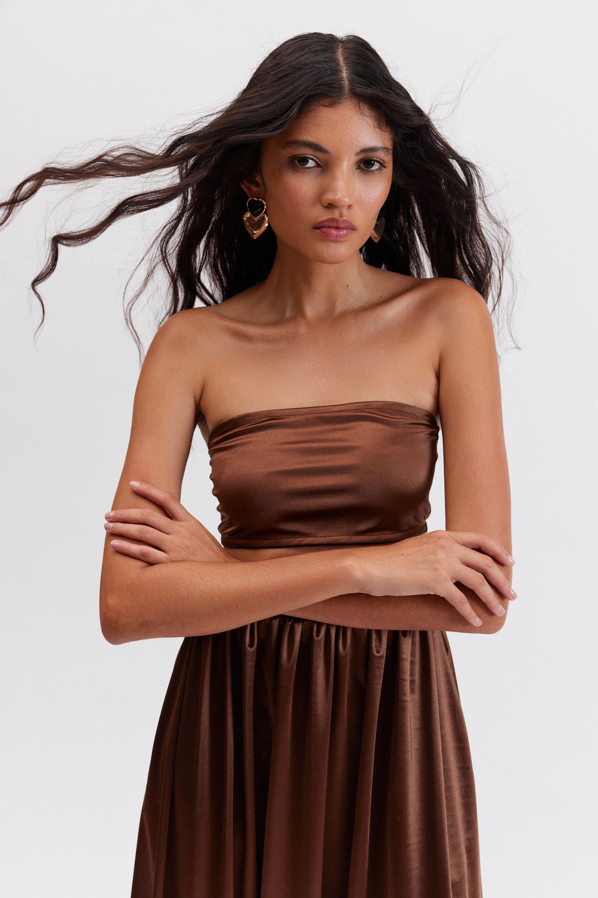 Vivi Straplez Crop Top