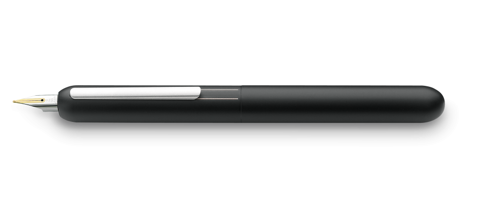 Lamy-Dialog Dolma Kalem 14K Altın Ef Uç Mat Siyah-Dolma Kalem-1-Milagron.com