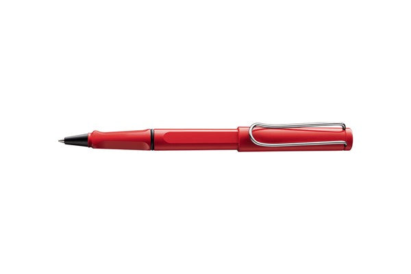 Lamy-Lamy Safari Roller Kalem Metal Klips Kirmizi-Roller Kalem-1-Milagron.com
